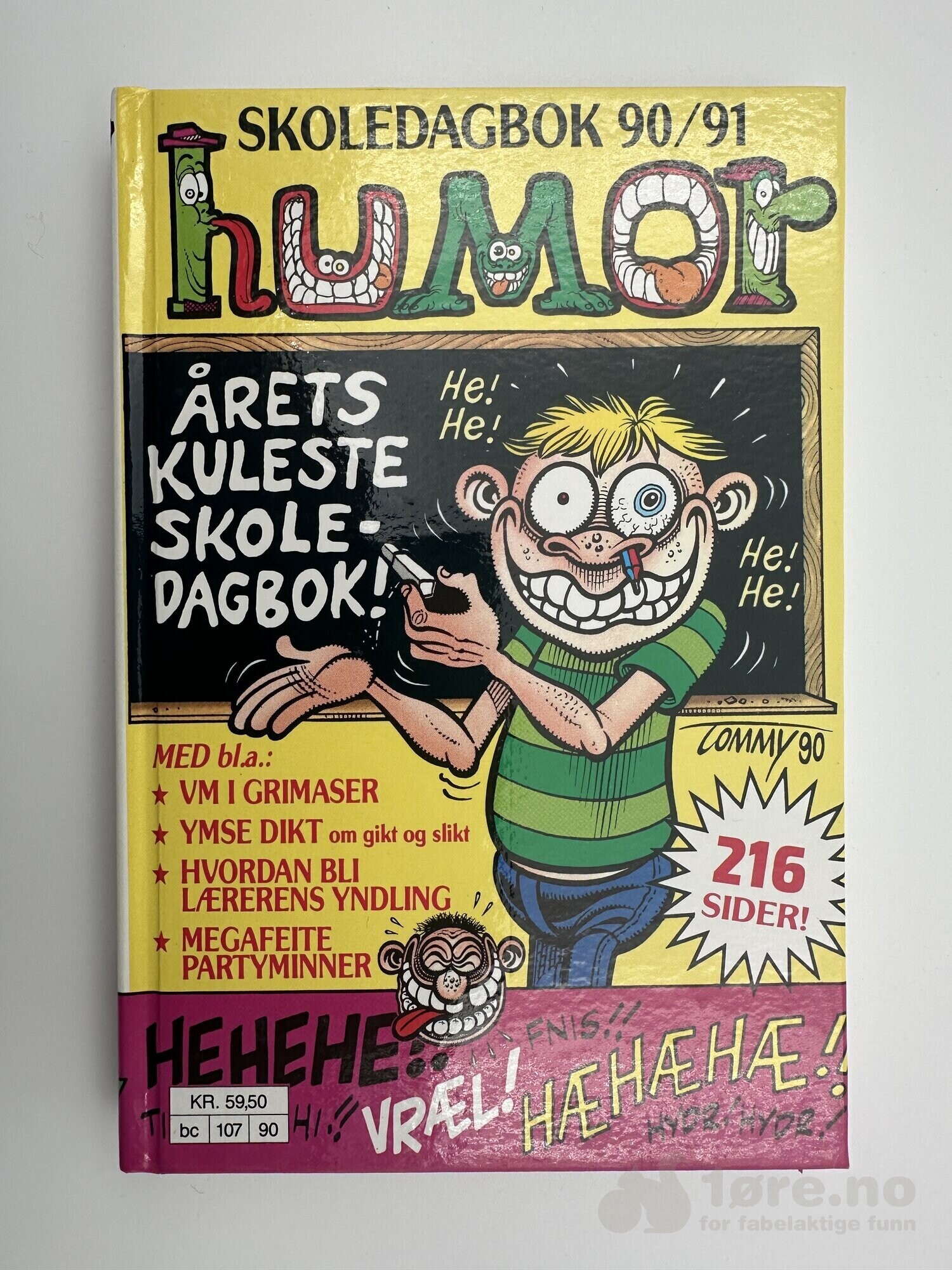 Humor skoledagbok 1990/91