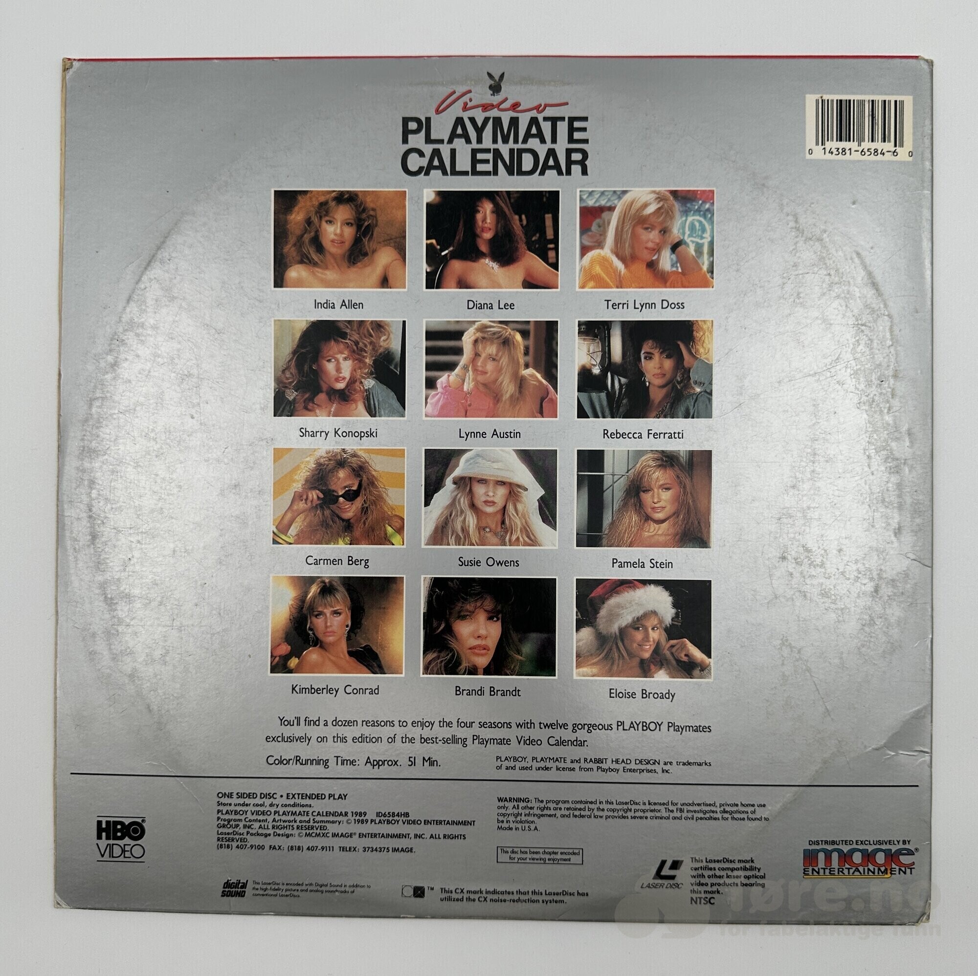 LaserDisc - Playboy Playmate Calendar 1989 & 1990, bilde 2