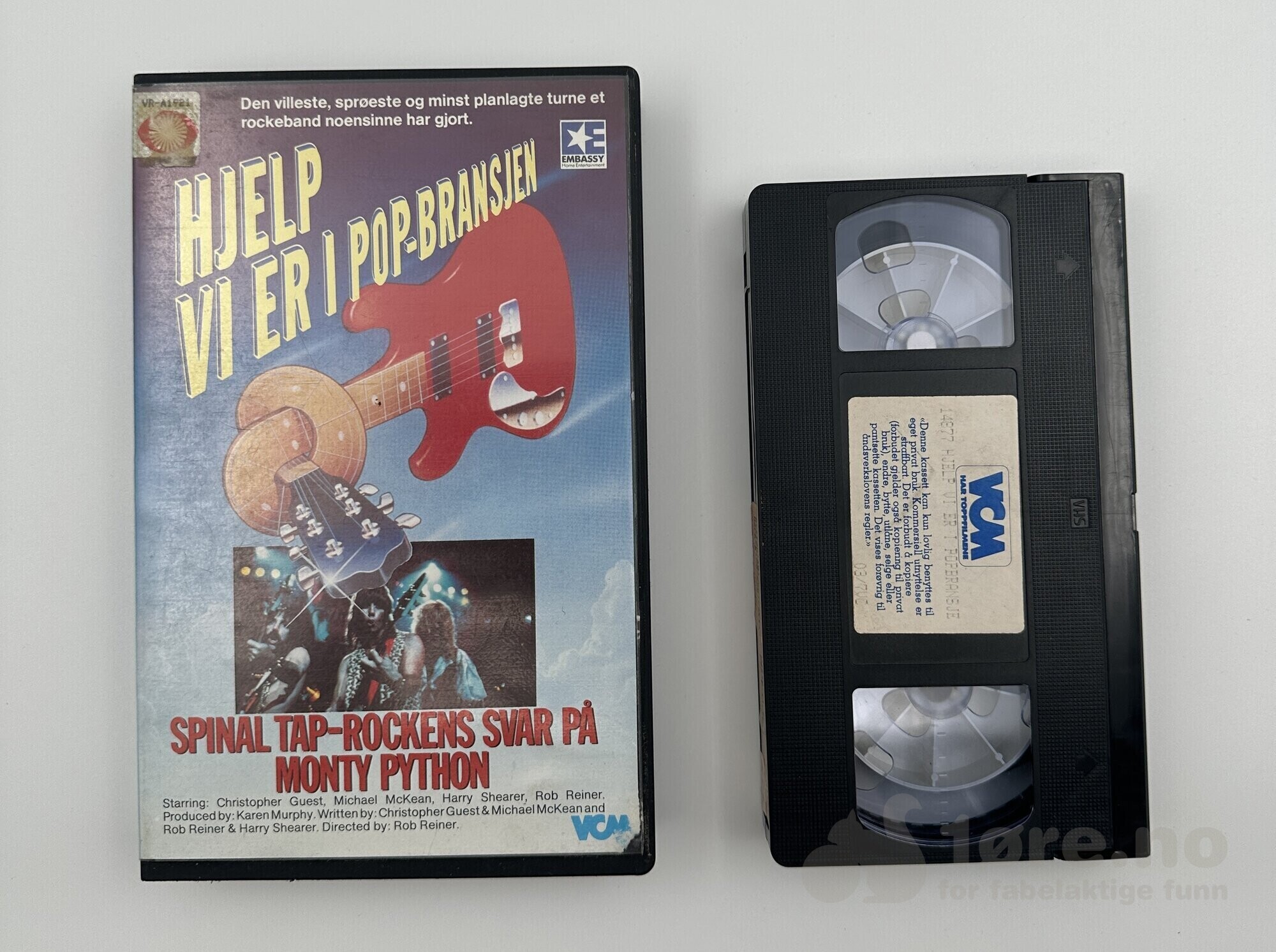 VHS - Spinal Tap Hjelp vi er i POP-bransjen!