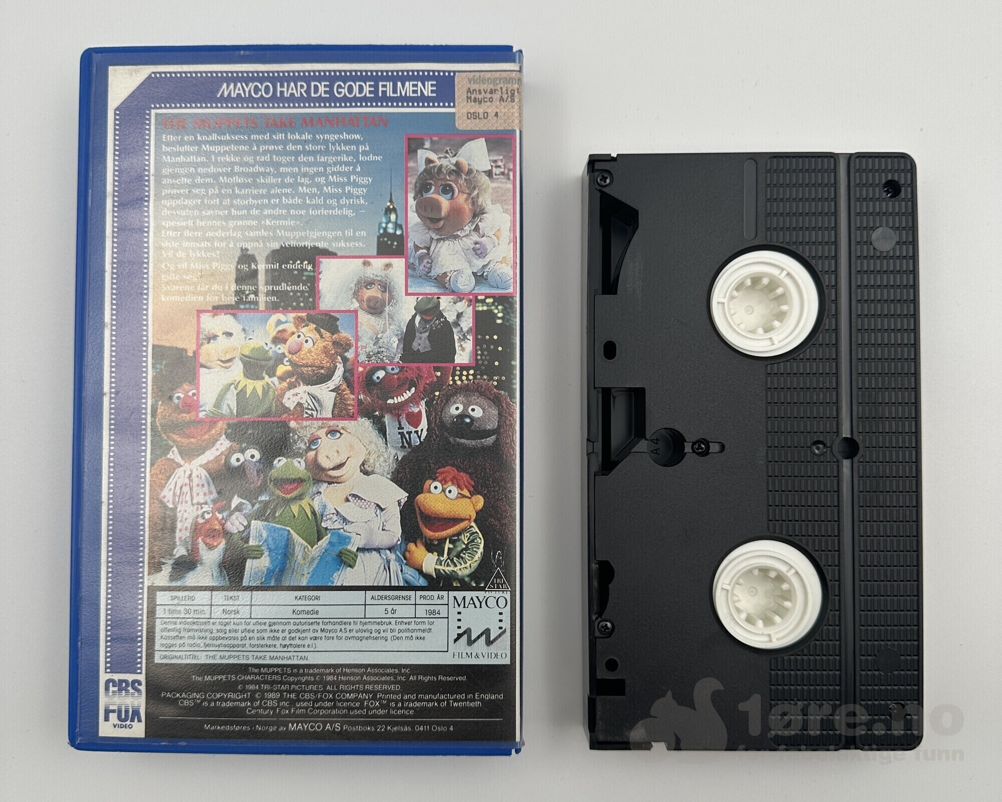 VHS - The Muppets take Manhattan!, bilde 3