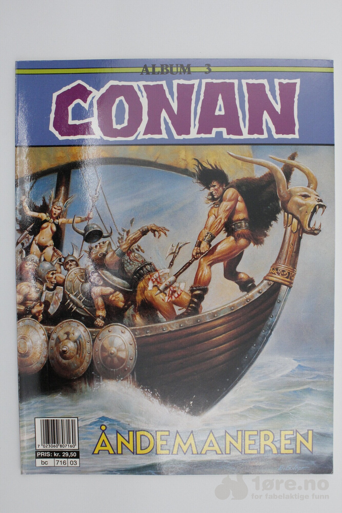 Conan Album 1992-94 komplett nr 1-10, bilde 3