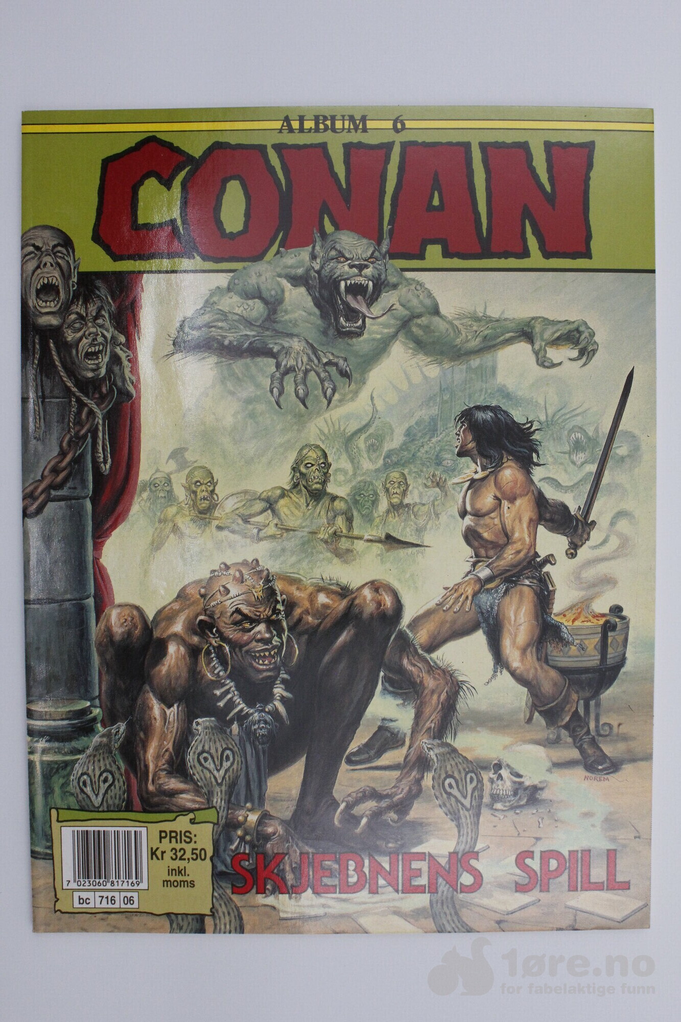 Conan Album 1992-94 komplett nr 1-10, bilde 6