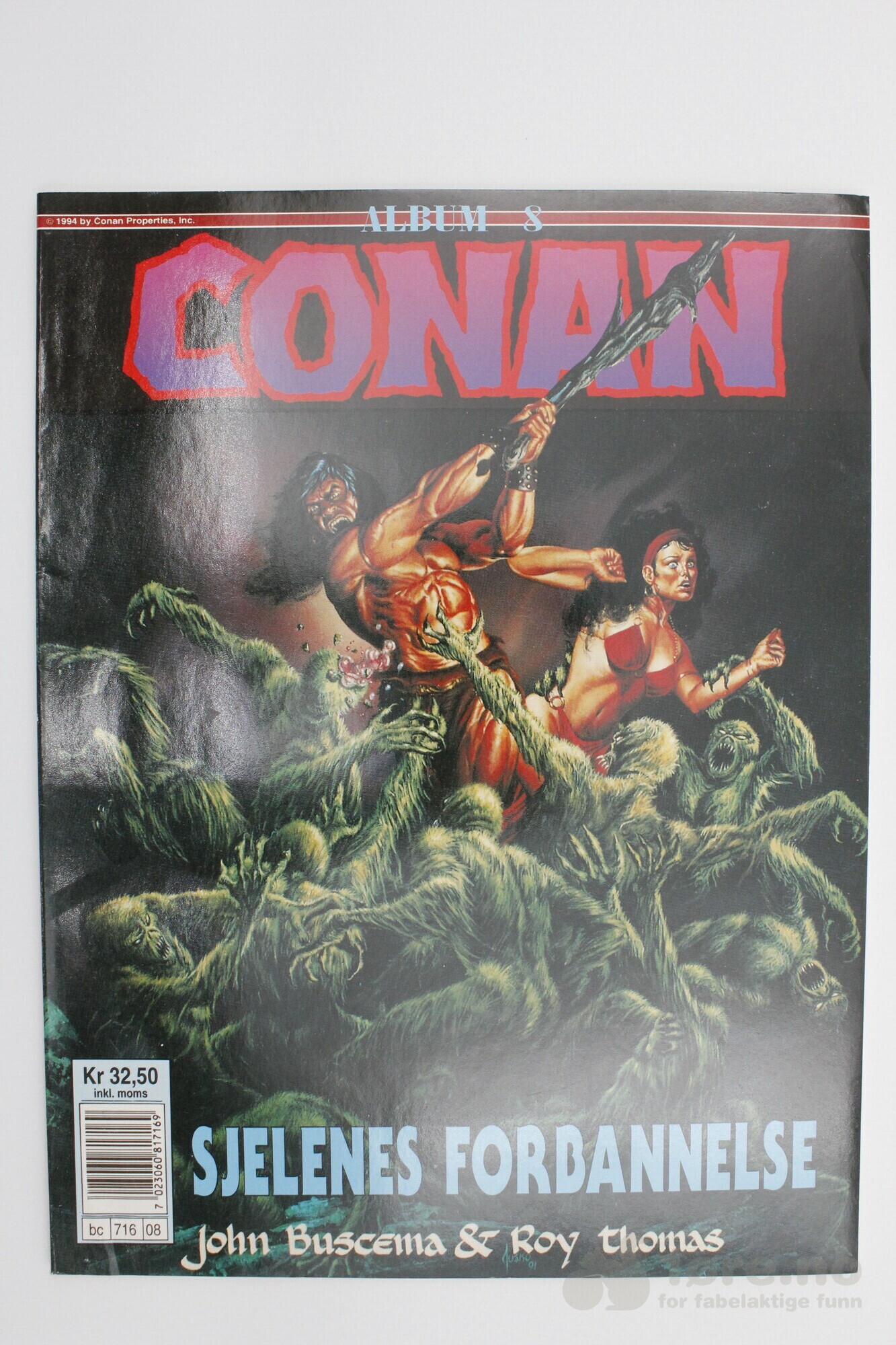 Conan Album 1992-94 komplett nr 1-10, bilde 8