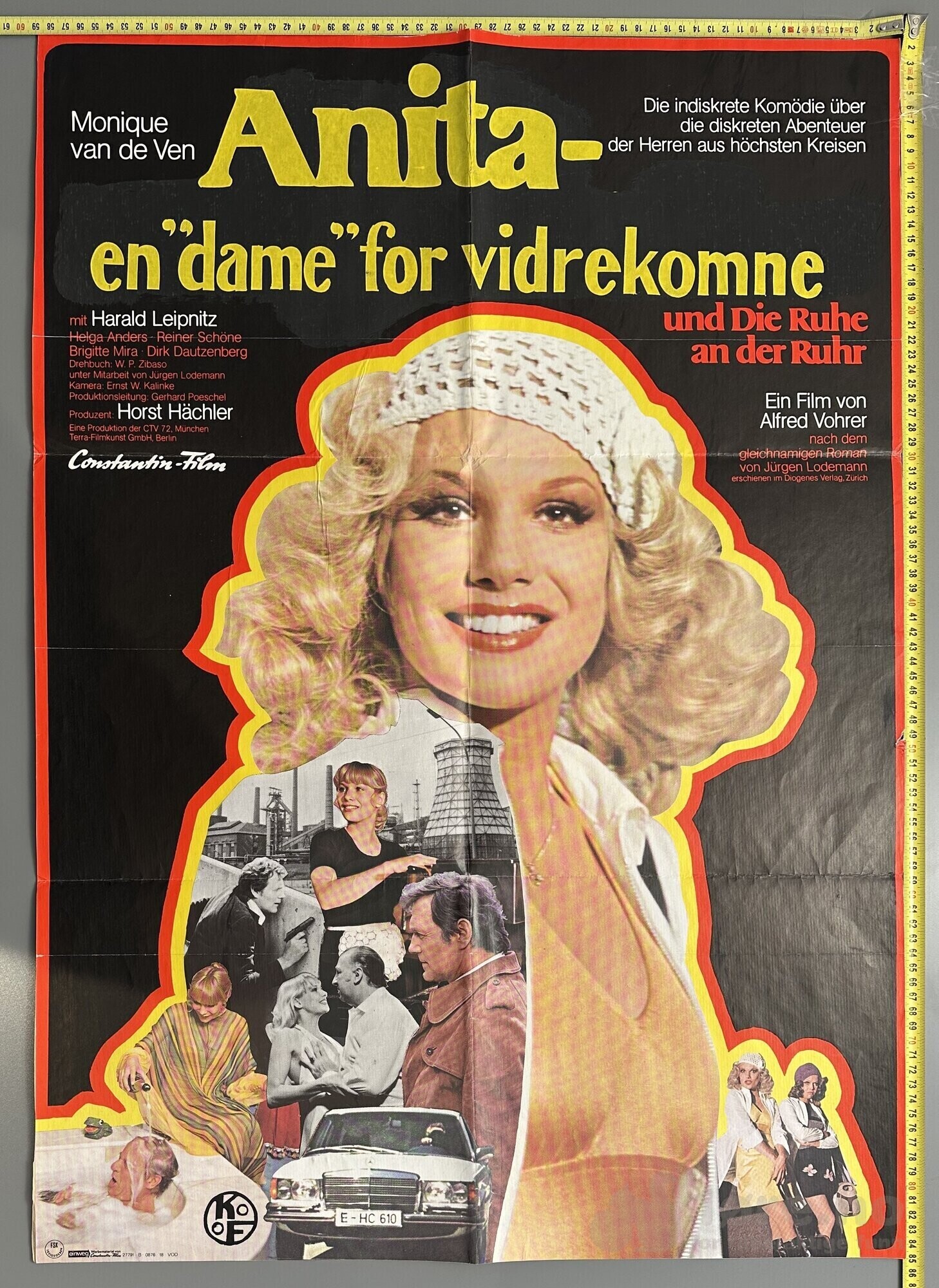Anita en dame for vidrekomne 1976 - Original kinoplakat!