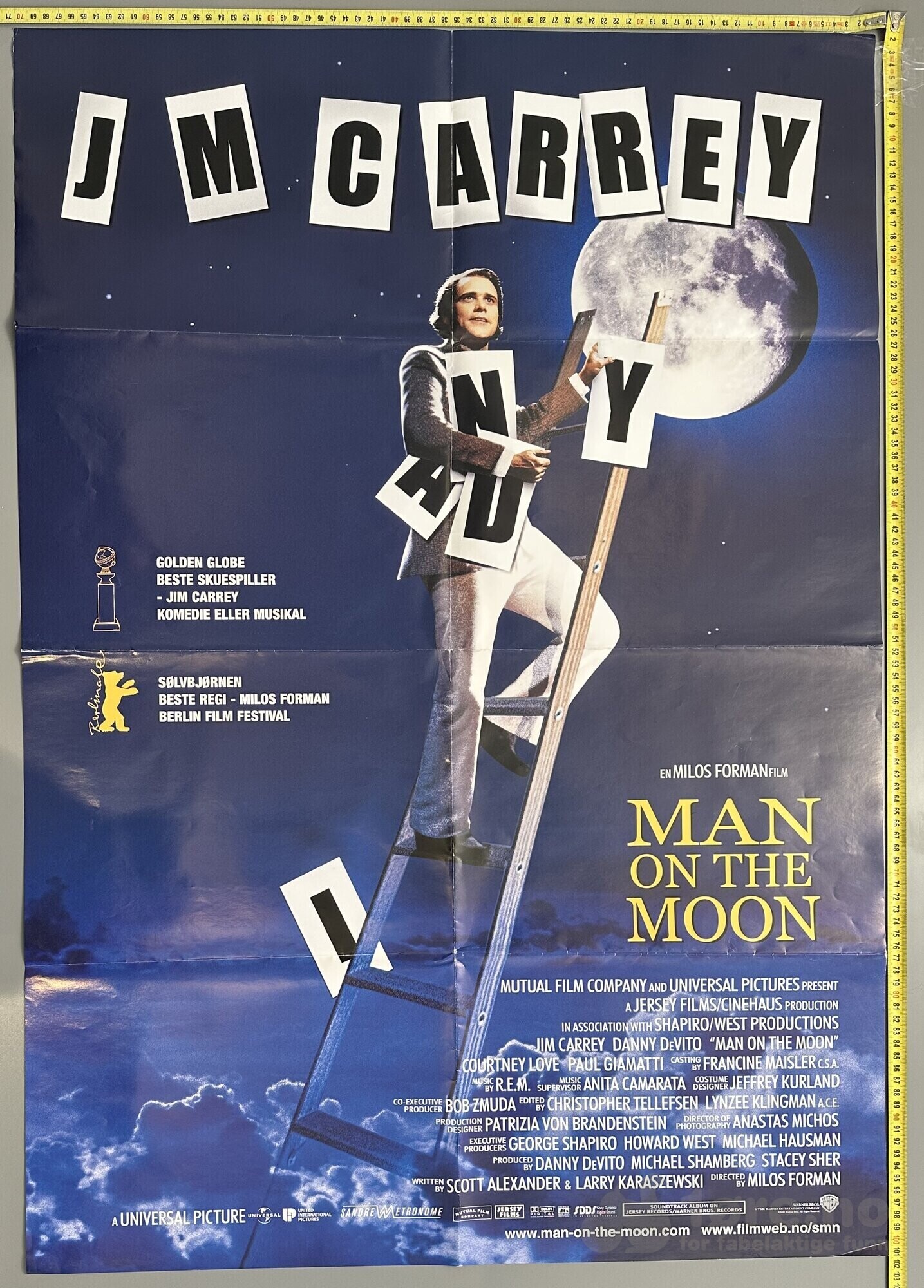 Man on the Moon 1999 - Original kinoplakat!