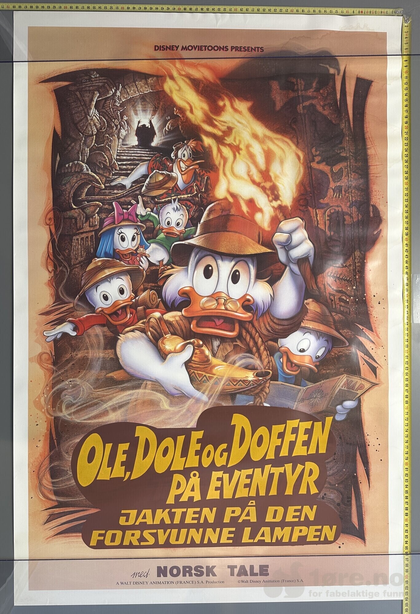 Ole, Dole, Doffen på Eventyr 1990 - Original kinoplakat!