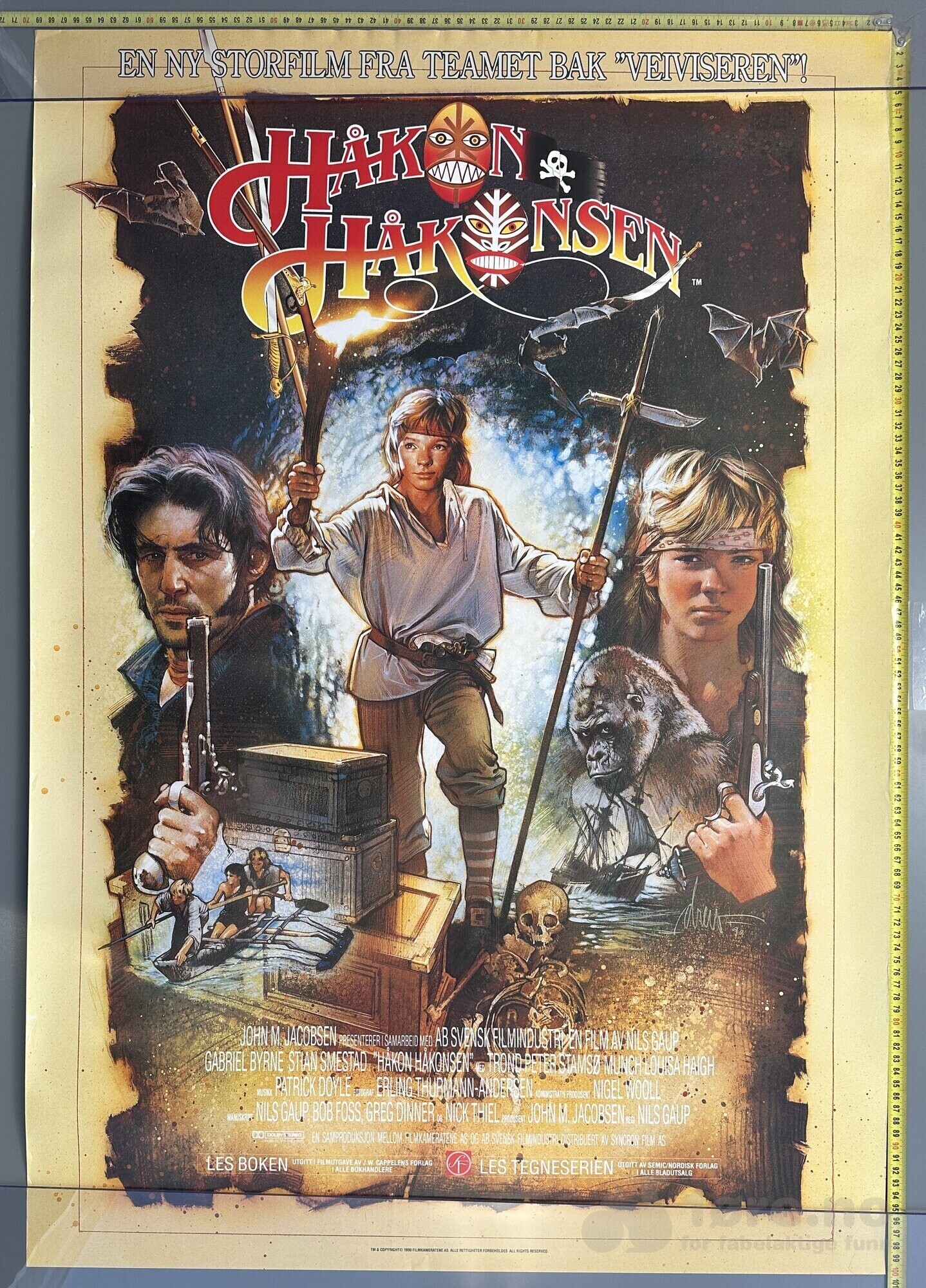 Håkon Håkonsen 1990 - Original kinoplakat av Drew Struzan!