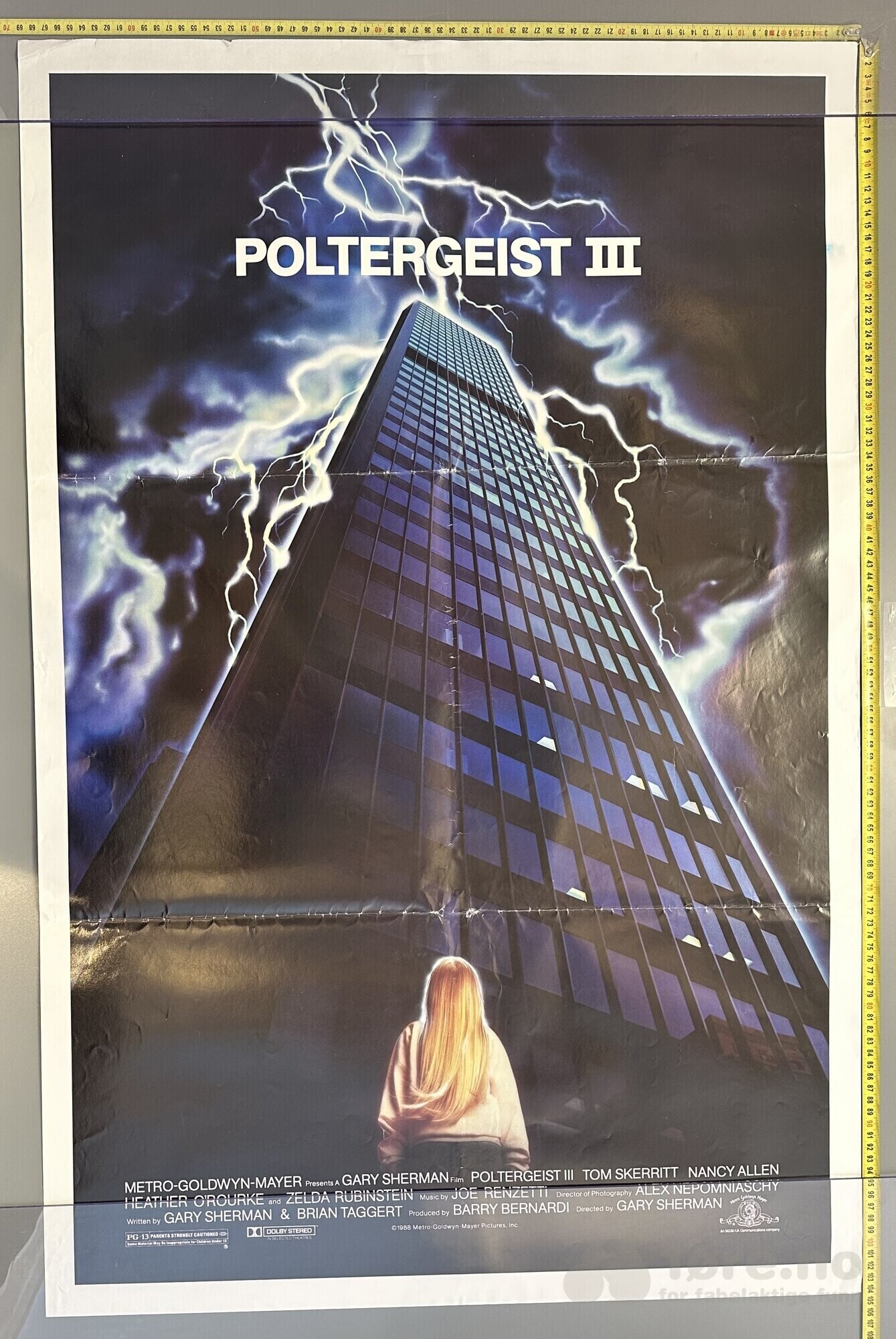 Poltergeist 3 - Original kinoplakat 1988!