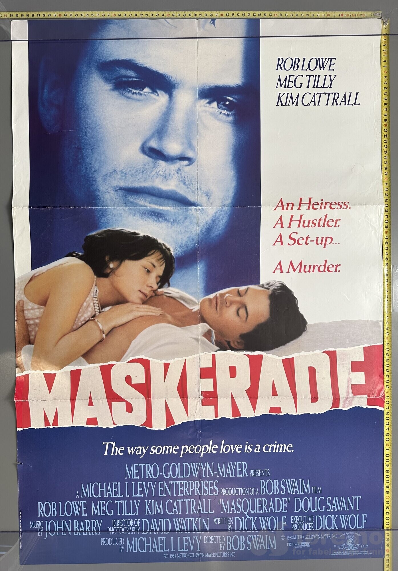Maskerade 1988 - Original kinoplakat!