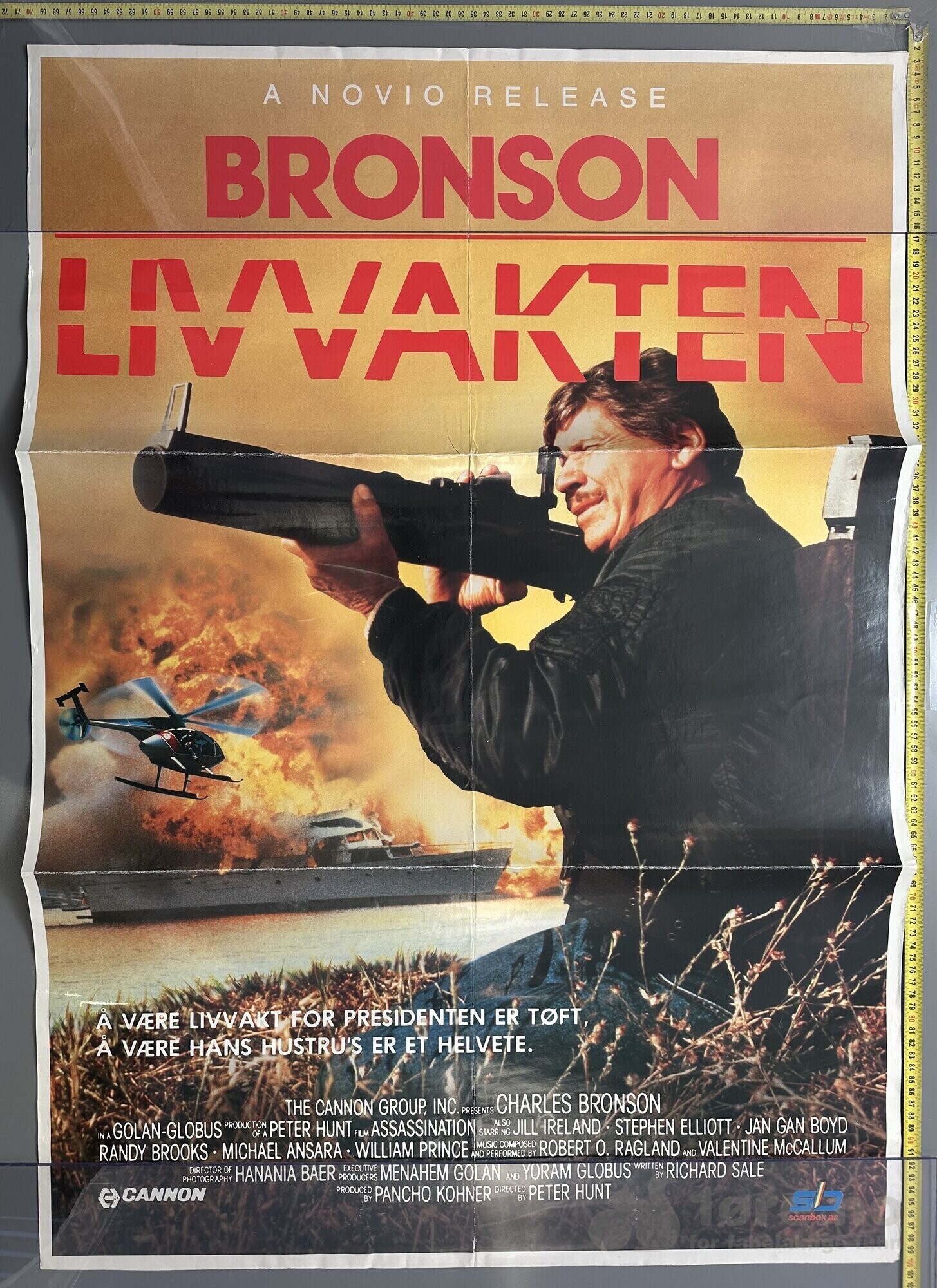 Livakten 1987 - Original kinoplakat!