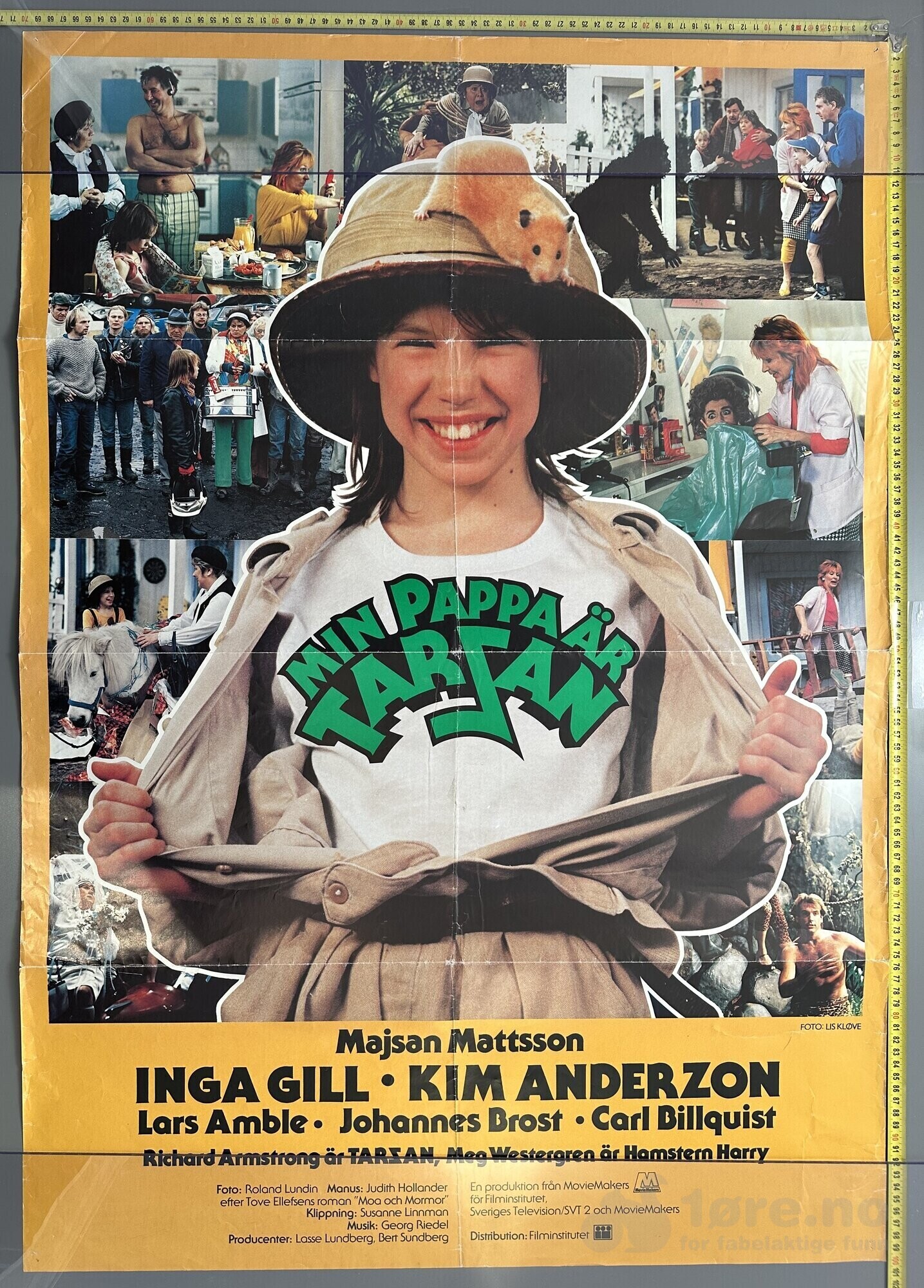 Min Pappa er Tarzan 1986 - Original kinoplakat!