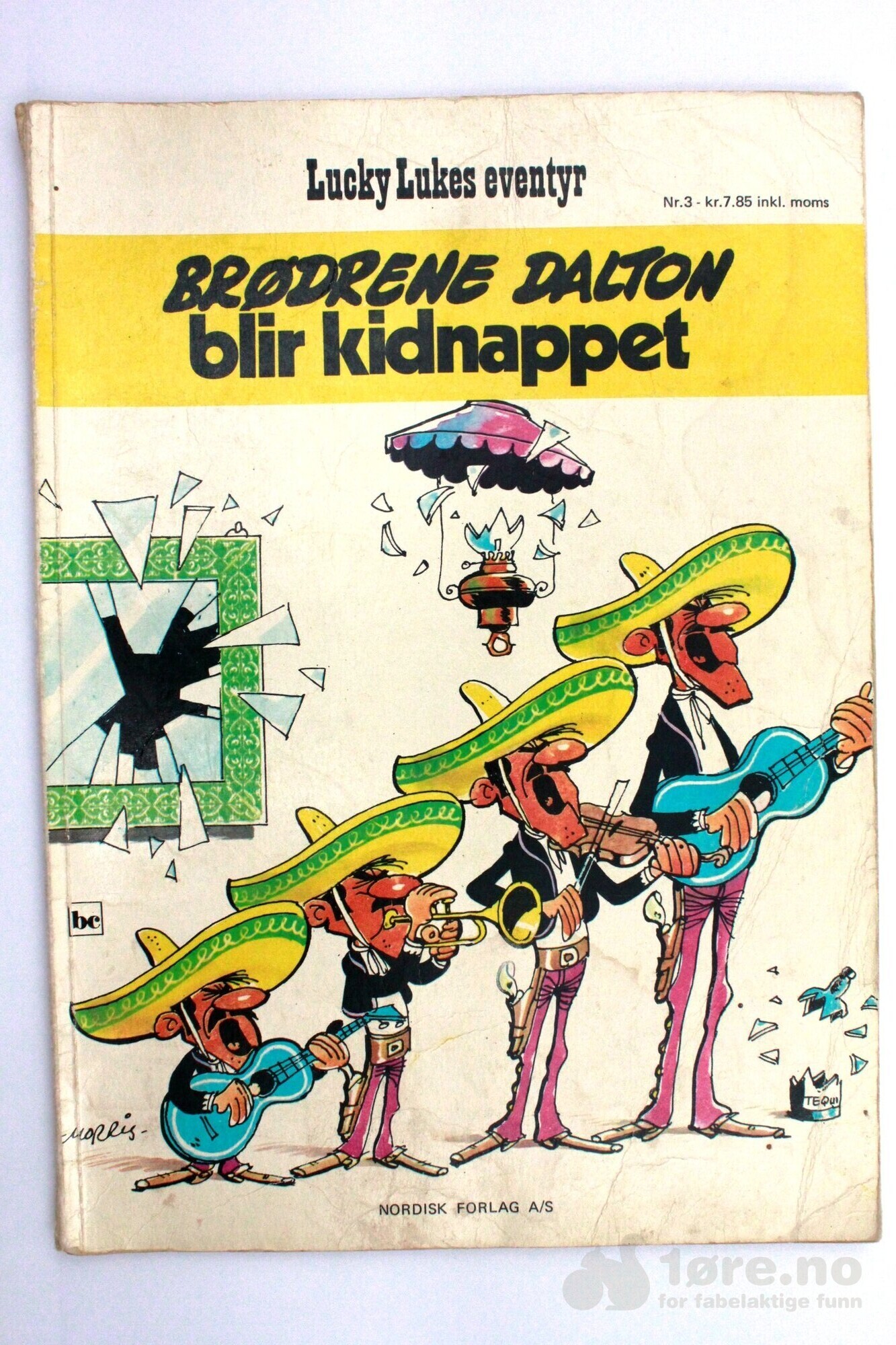 Lucky Luke 1 opplag nr 3-7