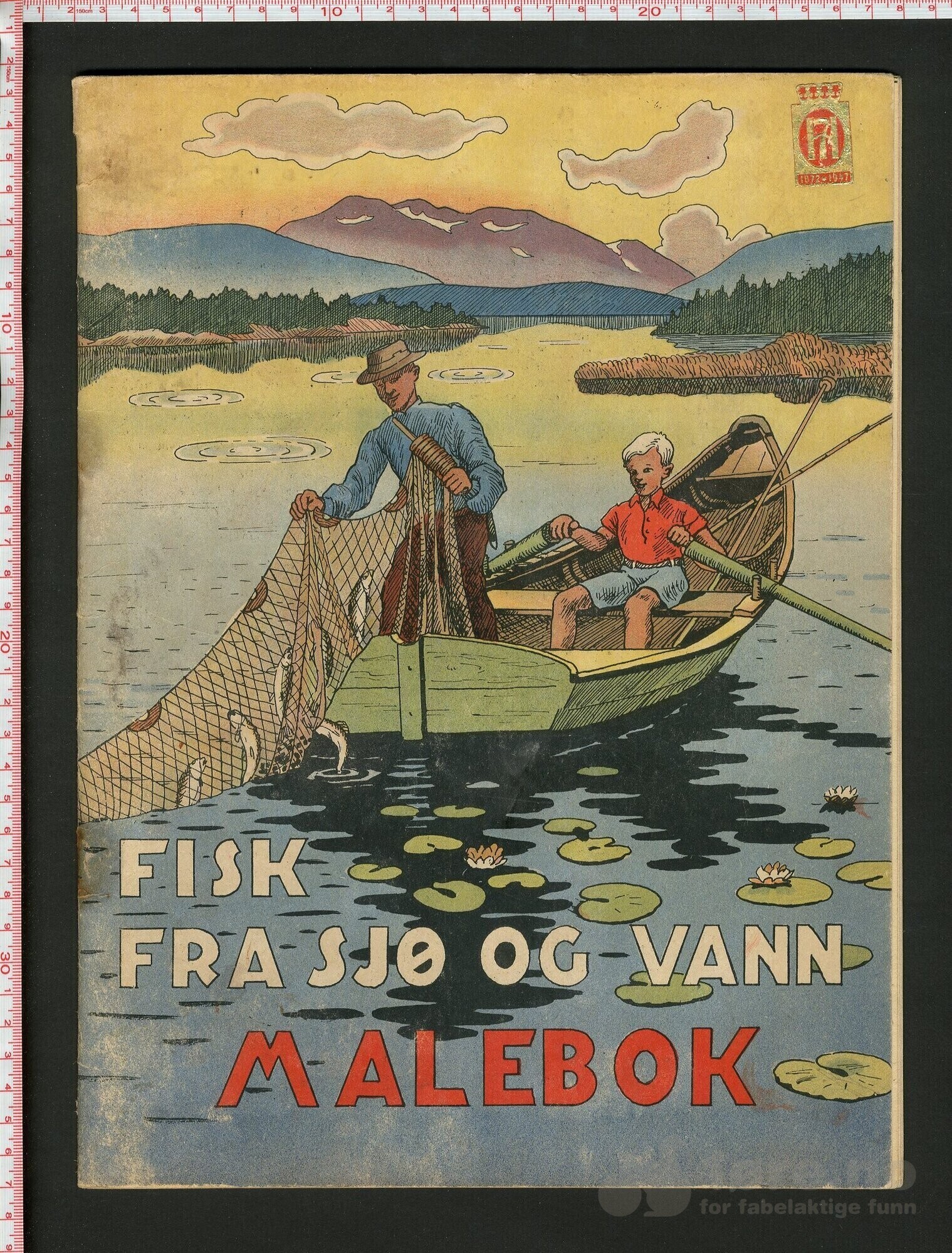 Fisk fra sjø og vann. Malebok.