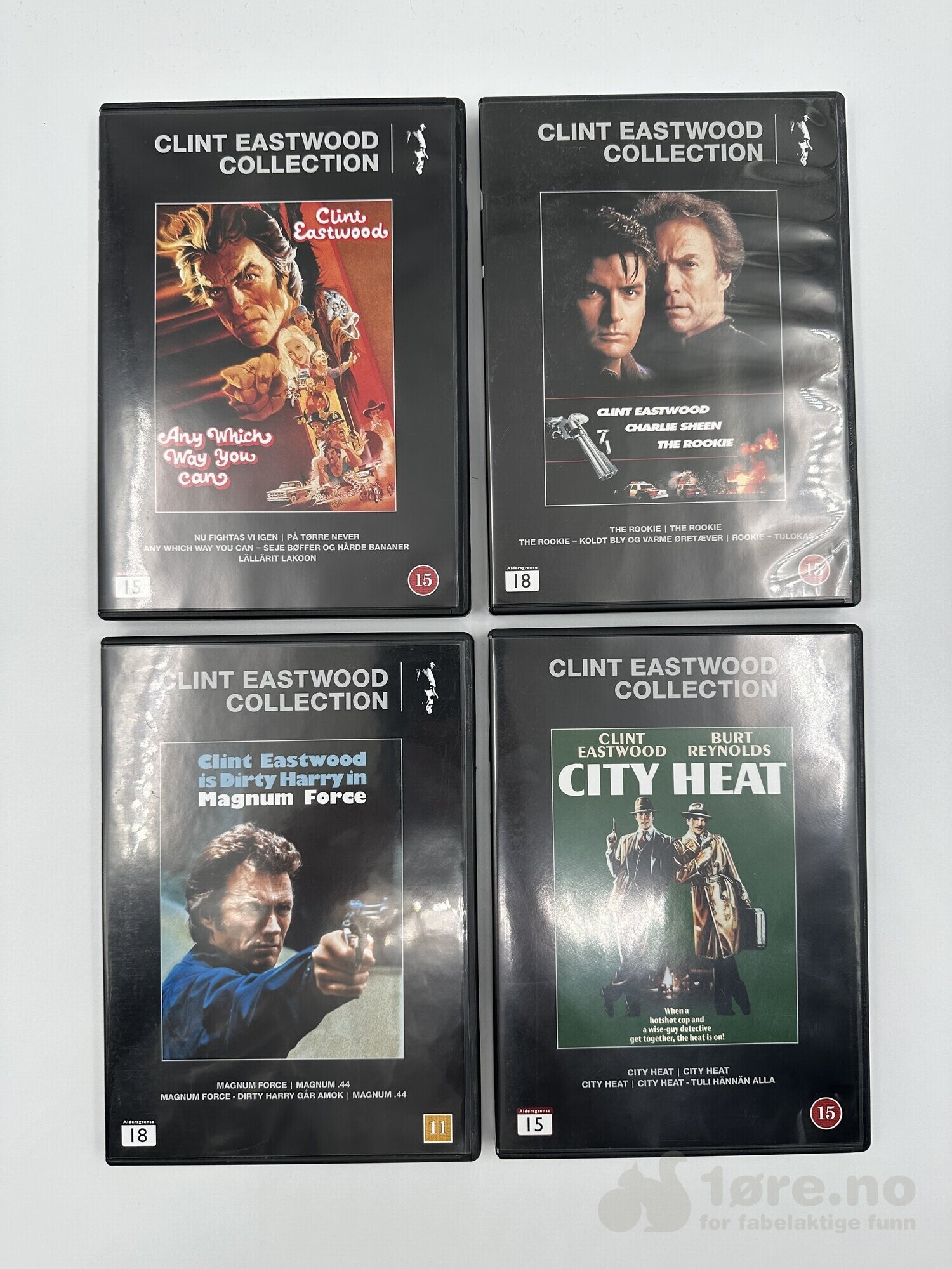 Lott 86 - DVD og Blu-Ray Clint Eastwood