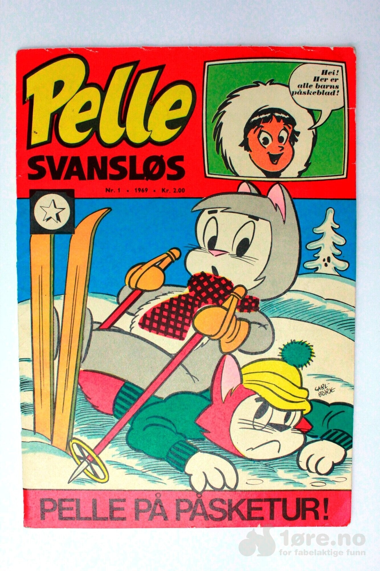 Pelle Svanseløs nr.1 1969 (Pelle på påsketur!)