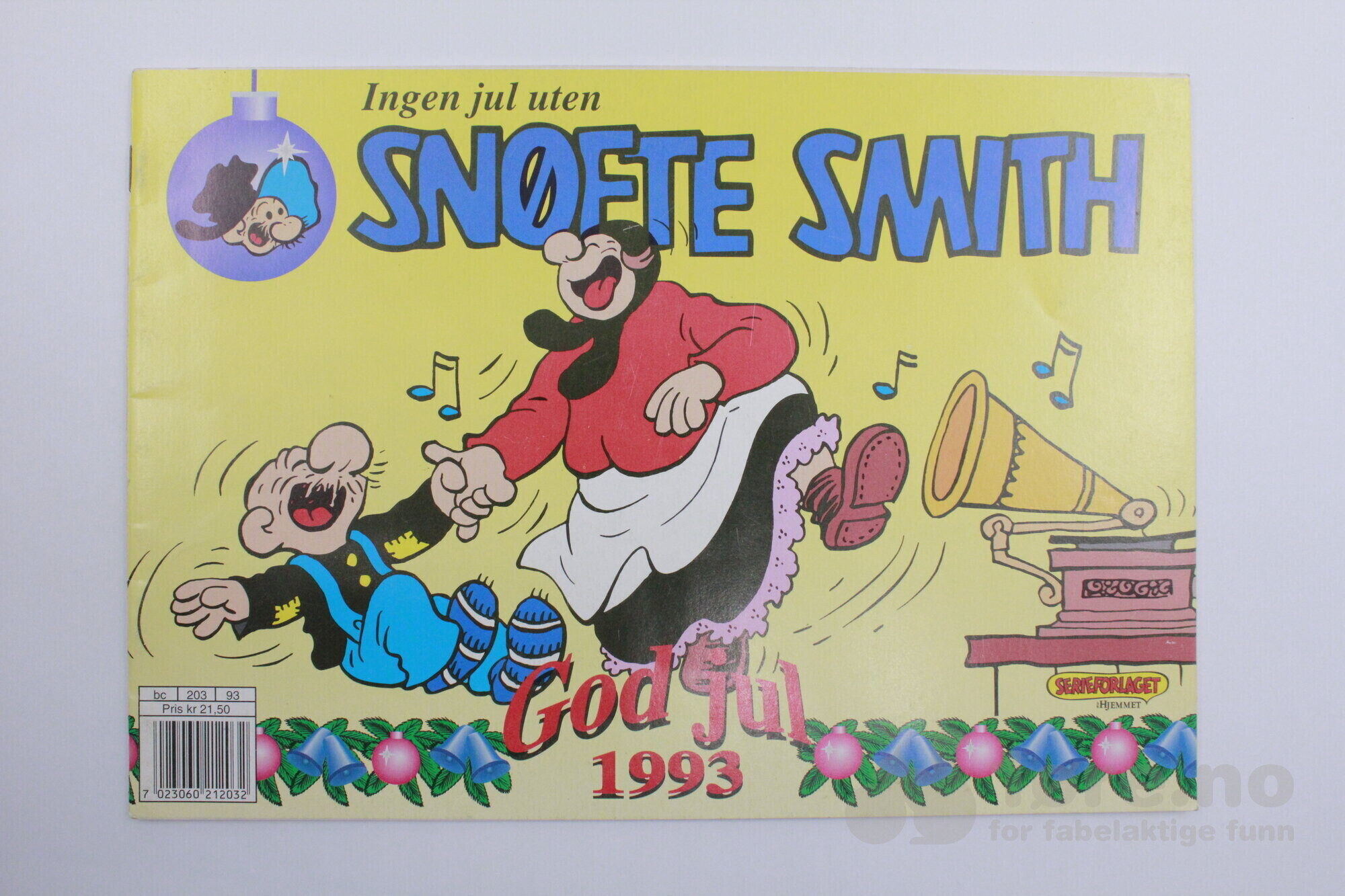 Snøfte Smith 1991/1992/1993/1994/1995, bilde 3