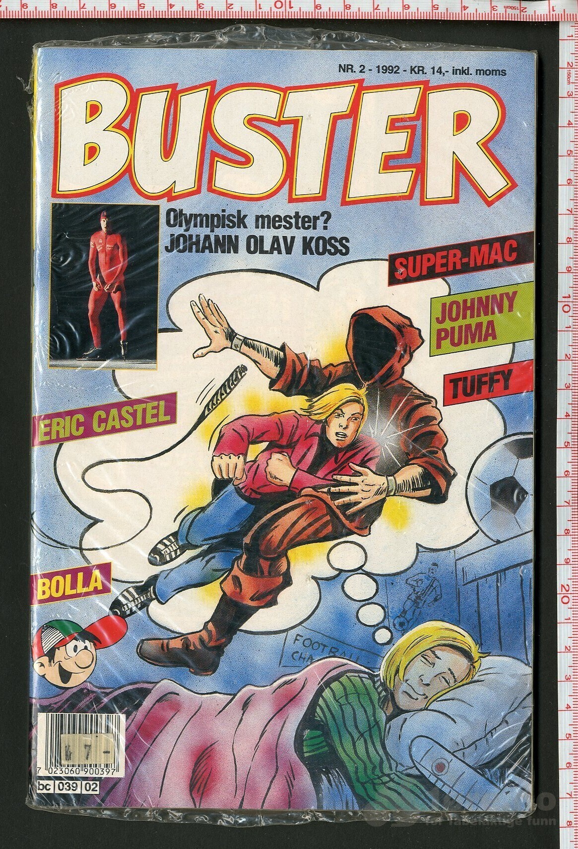 Buster 1992 nr 2 med Ishockey samlebilder!
