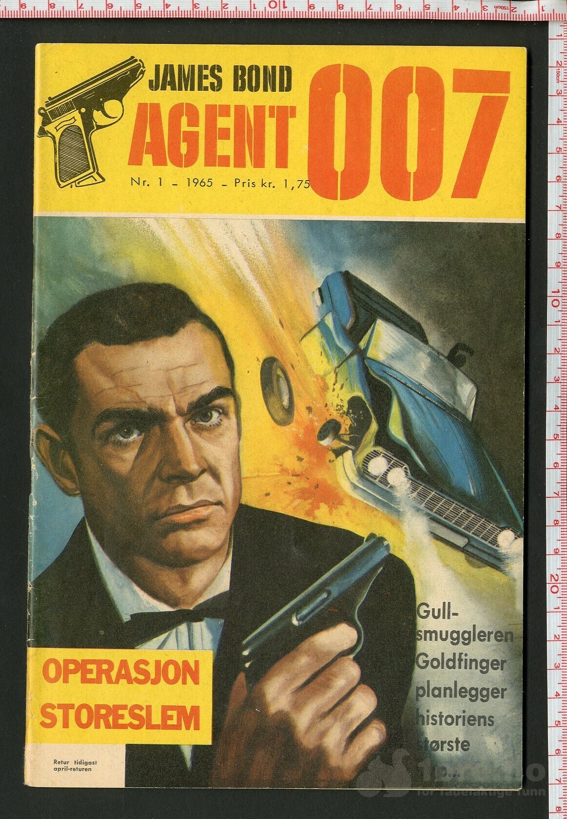 James Bond 1965 nr 1 - første nr i serien!