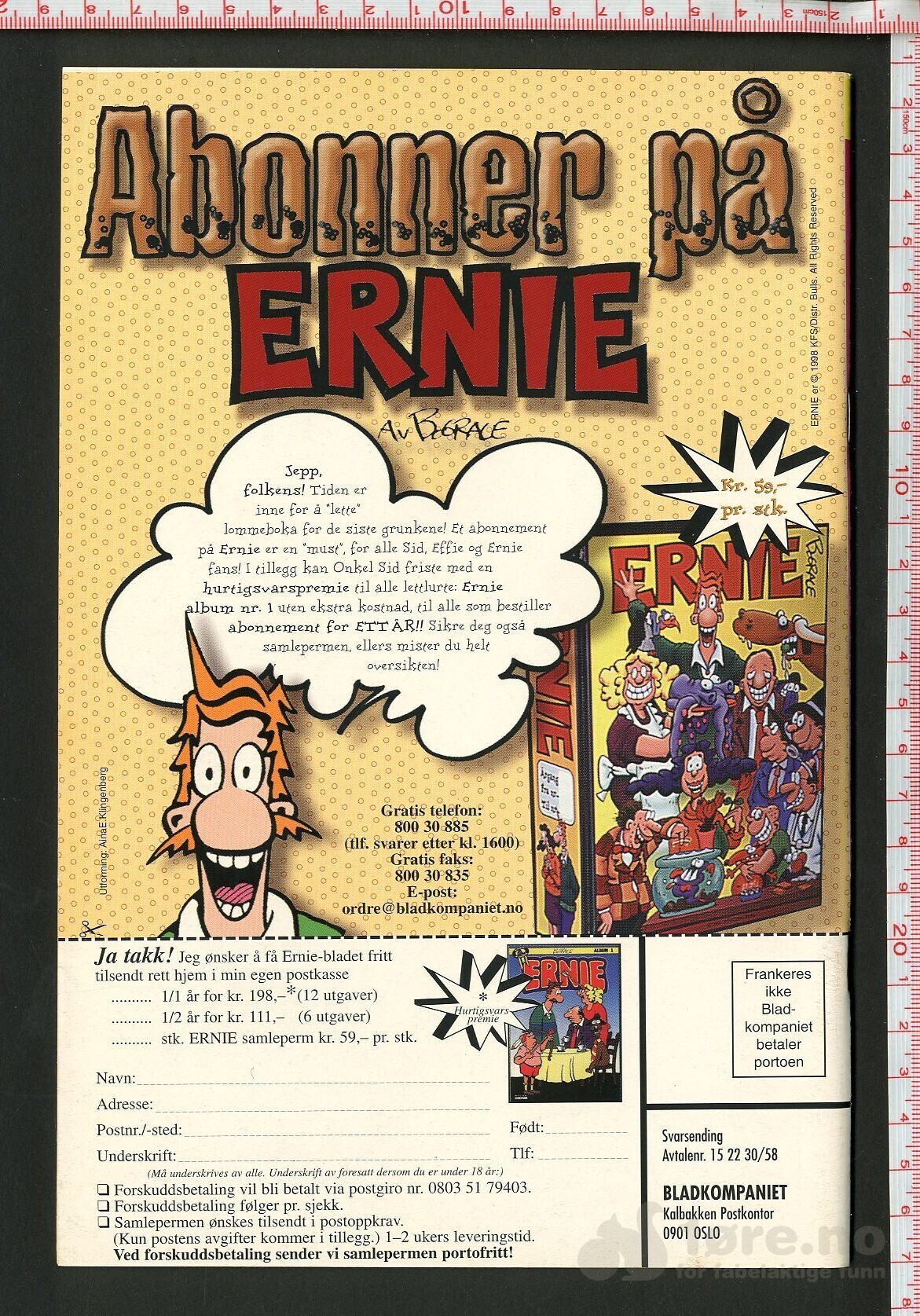 Ernie 1998 Raptus spesial, bilde 2