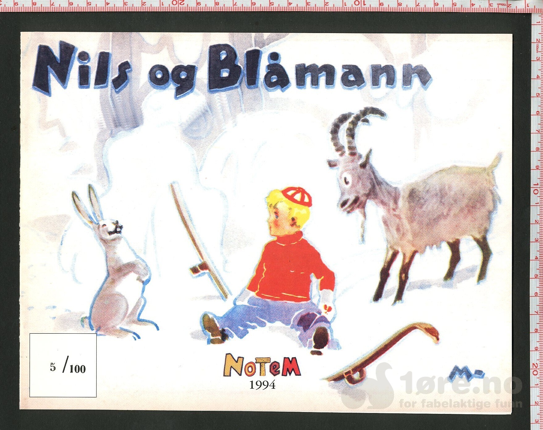 Nils og Blåmann julehefte 1994 nummerert utgave!