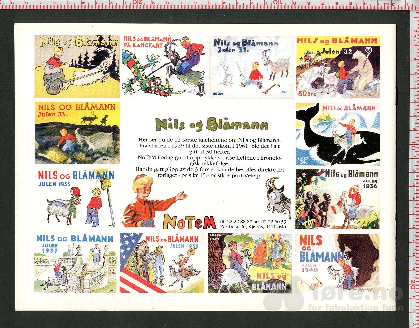 Nils og Blåmann julehefte 1995 nummerert utgave!, bilde 2