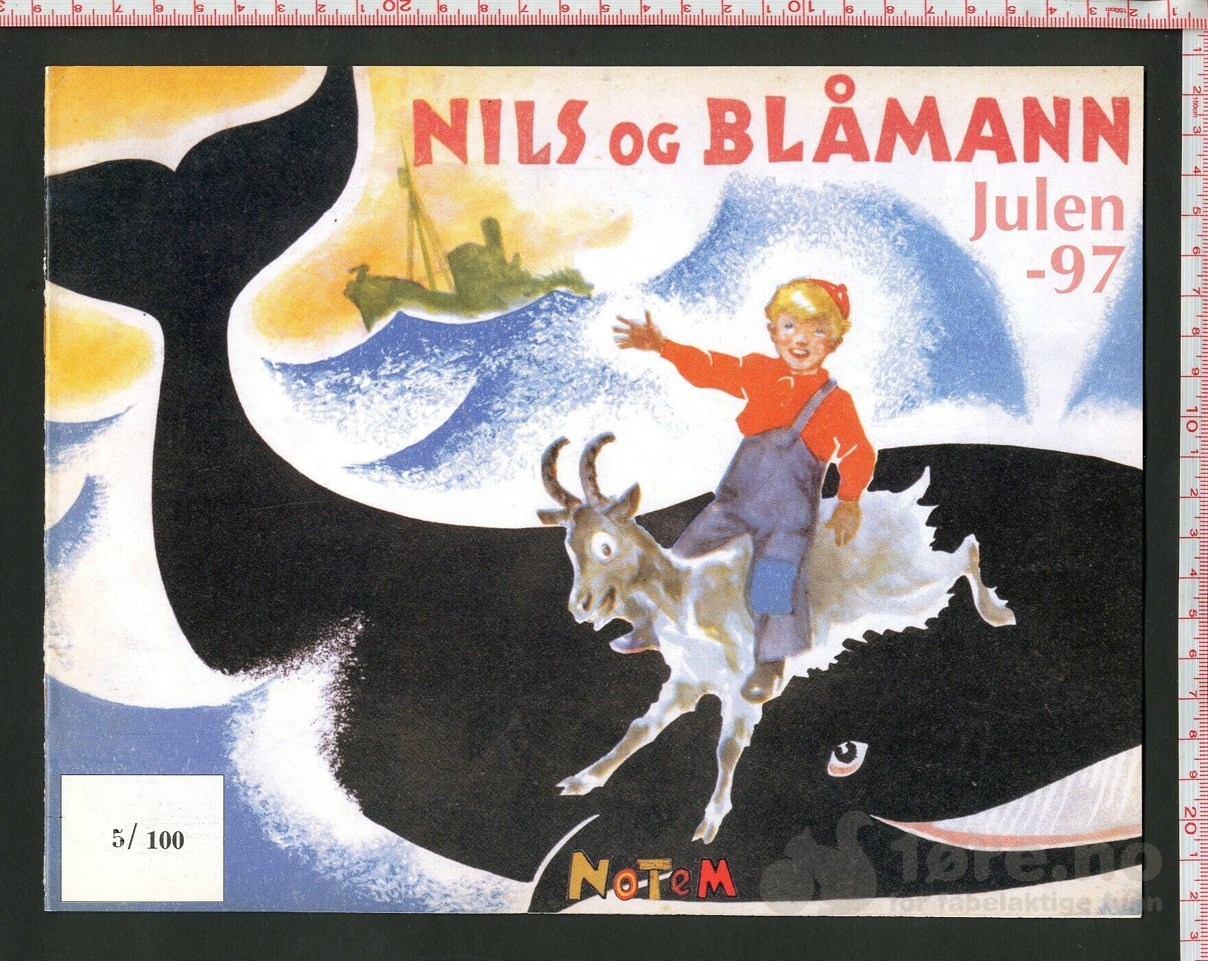Nils og Blåmann julehefte 1997 nummerert utgave!