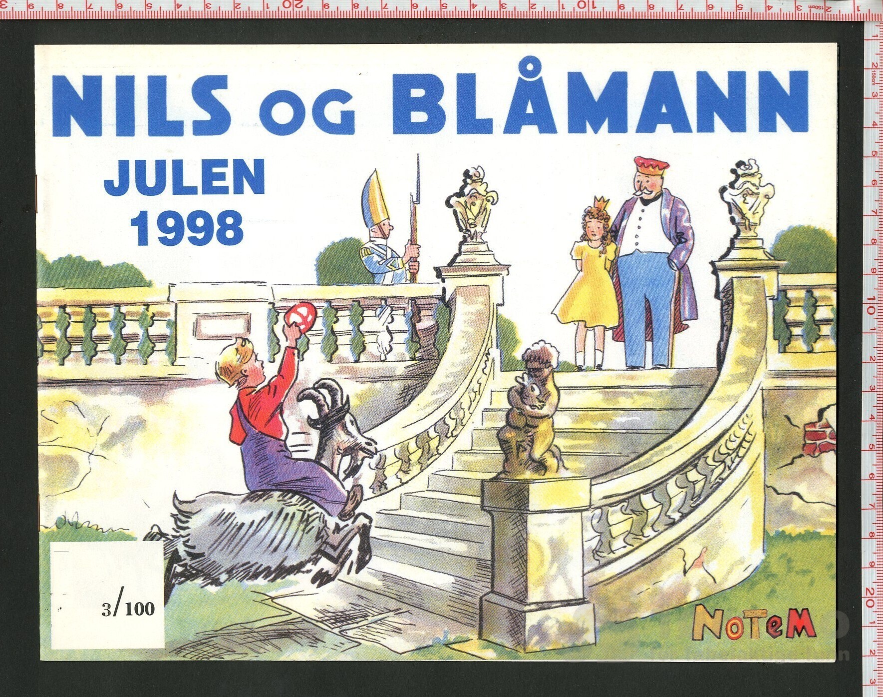Nils og Blåmann julehefte 1998 nummerert utgave!