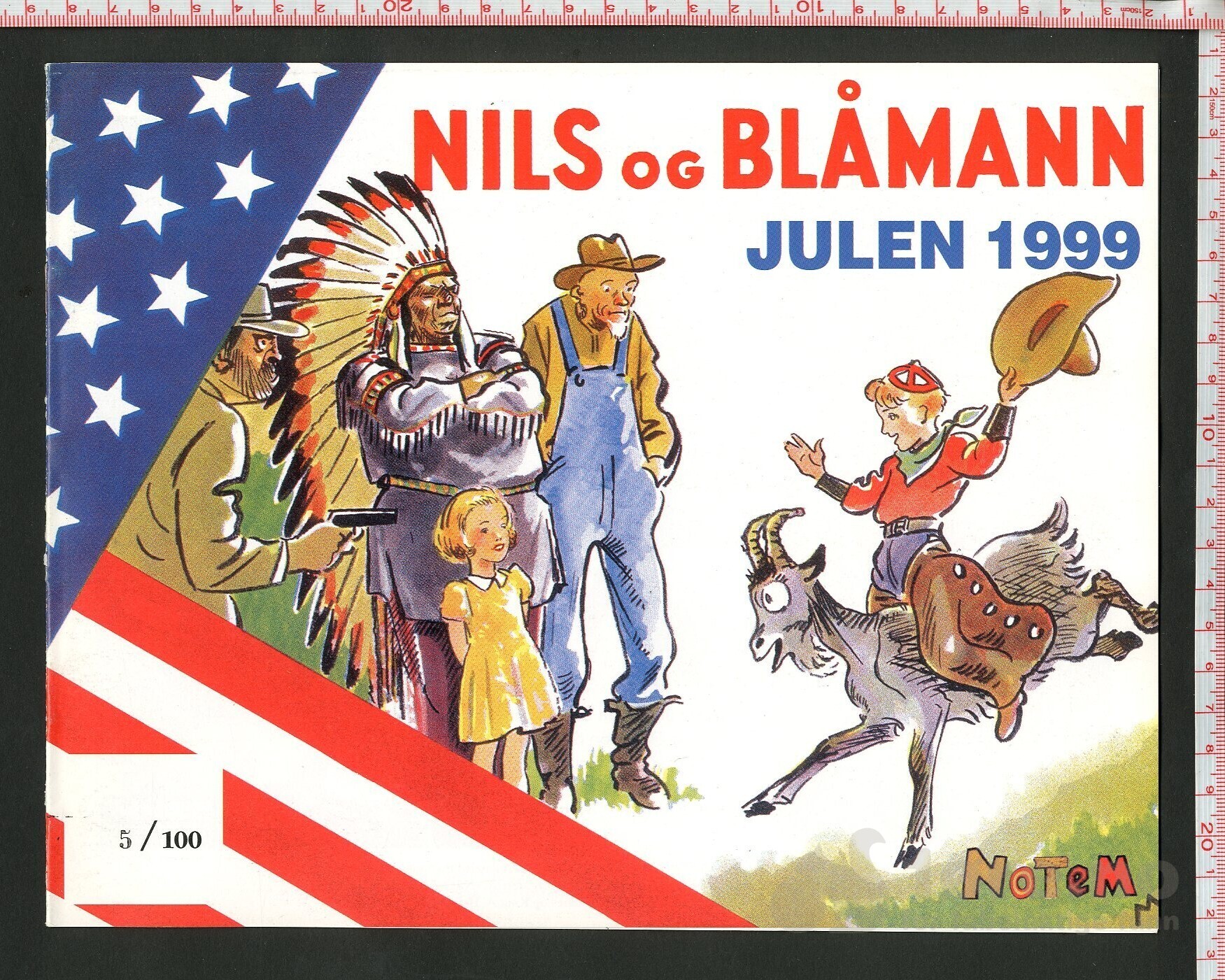 Nils og Blåmann julehefte 1999 nummerert utgave!