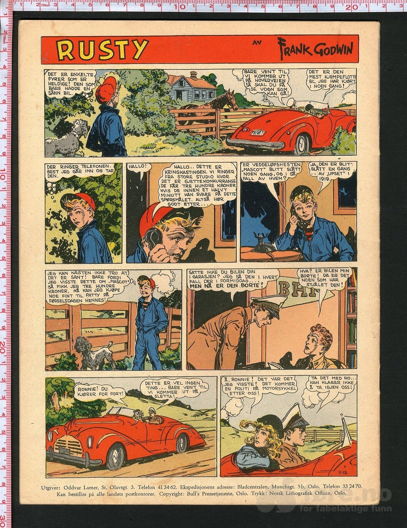 Spøk og spenning Nr. 1 - 1952, bilde 2