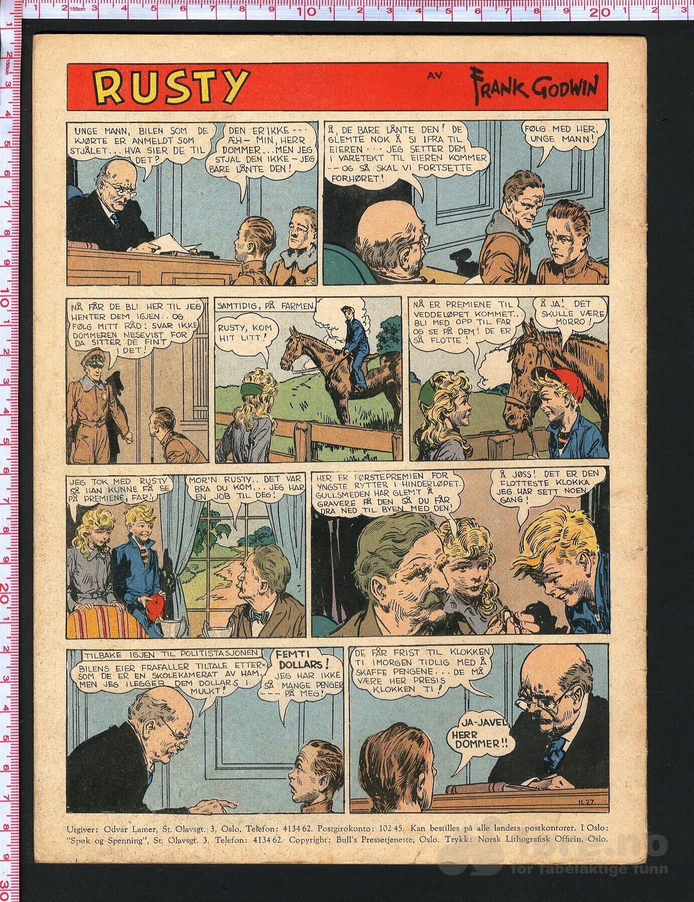 Spøk og spenning Nr. 3 - 1952, bilde 2