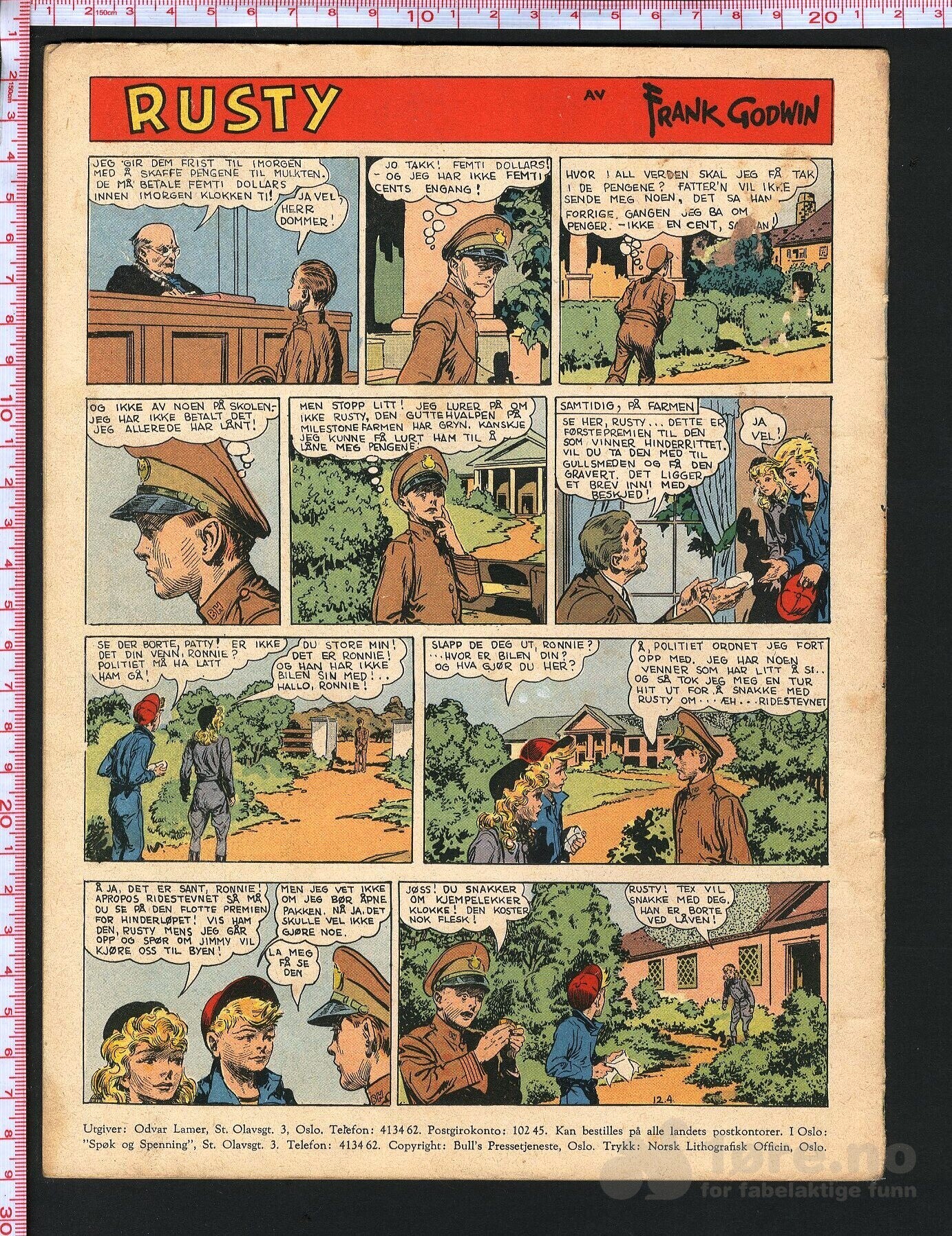 Spøk og spenning Nr. 4 - 1952, bilde 2