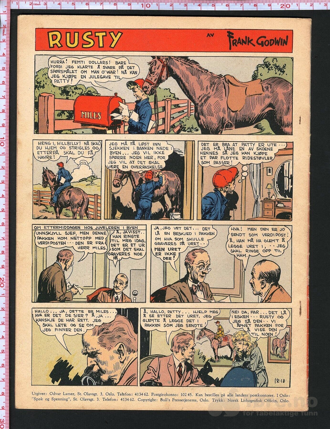 Spøk og spenning Nr. 6 - 1952, bilde 2