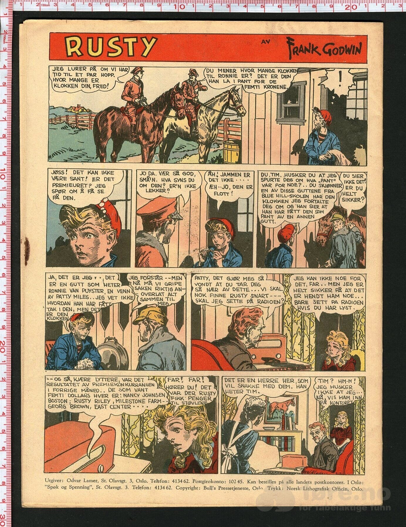 Spøk og spenning Nr. 14 - 1952, bilde 2