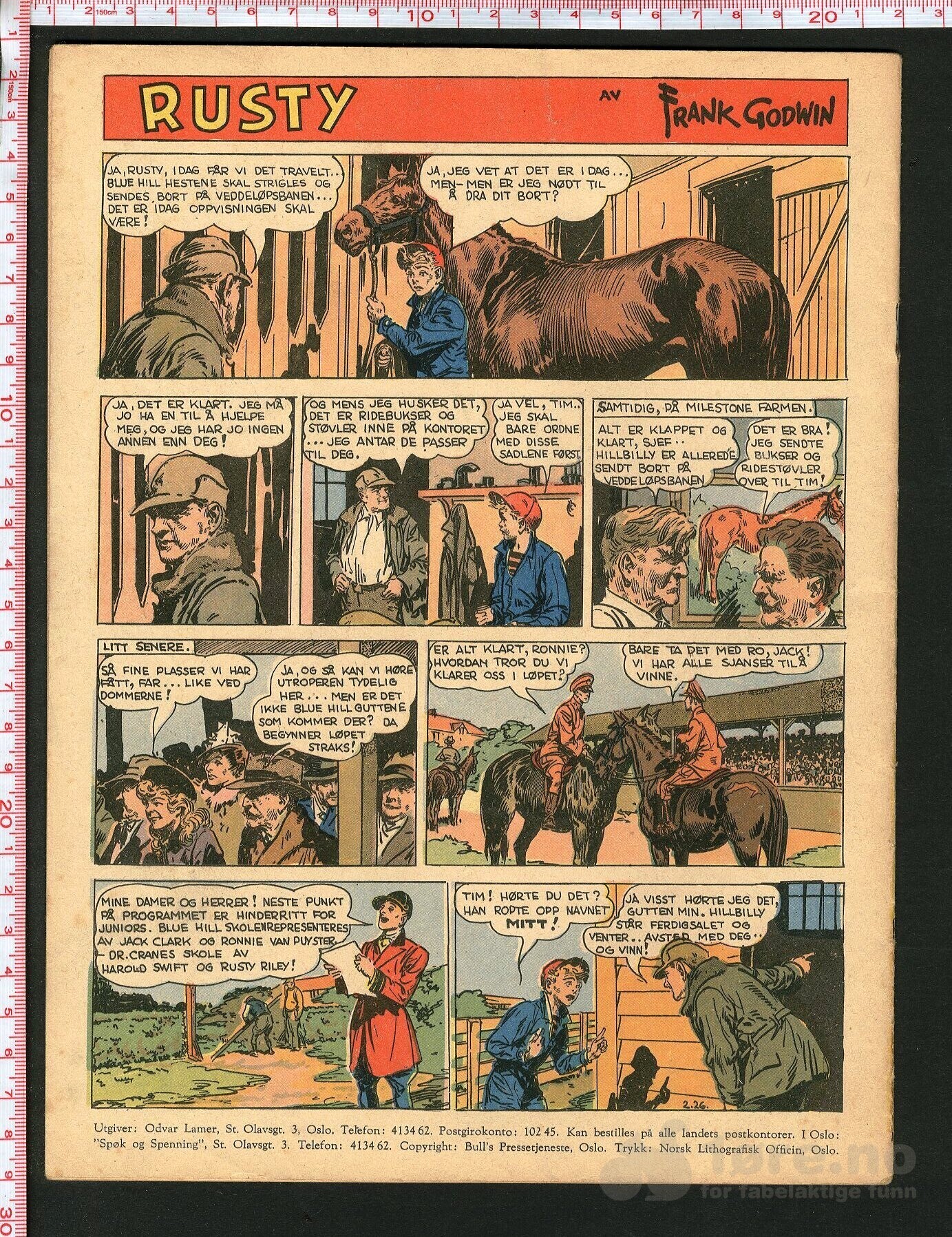 Spøk og spenning Nr. 16 - 1952, bilde 2