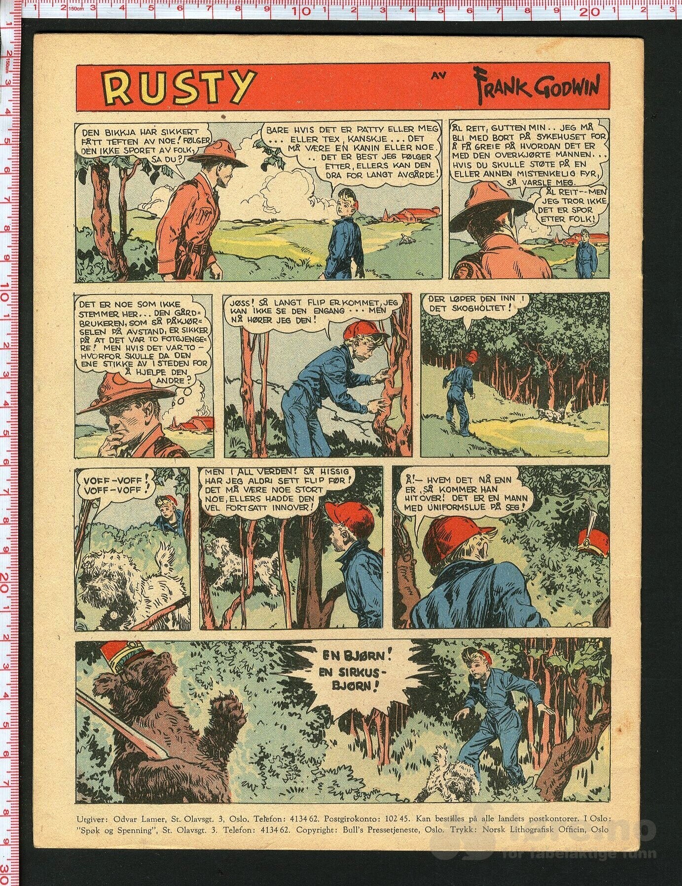 Spøk og spenning Nr. 20 - 1952, bilde 2