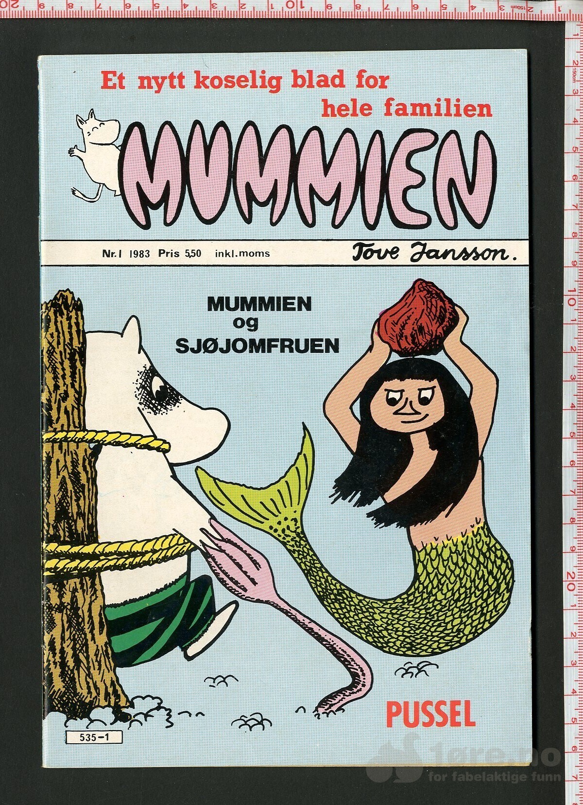 Mummien 1983 nr. 1, 3, 4; 1984: nr. 5,7, 9, 11