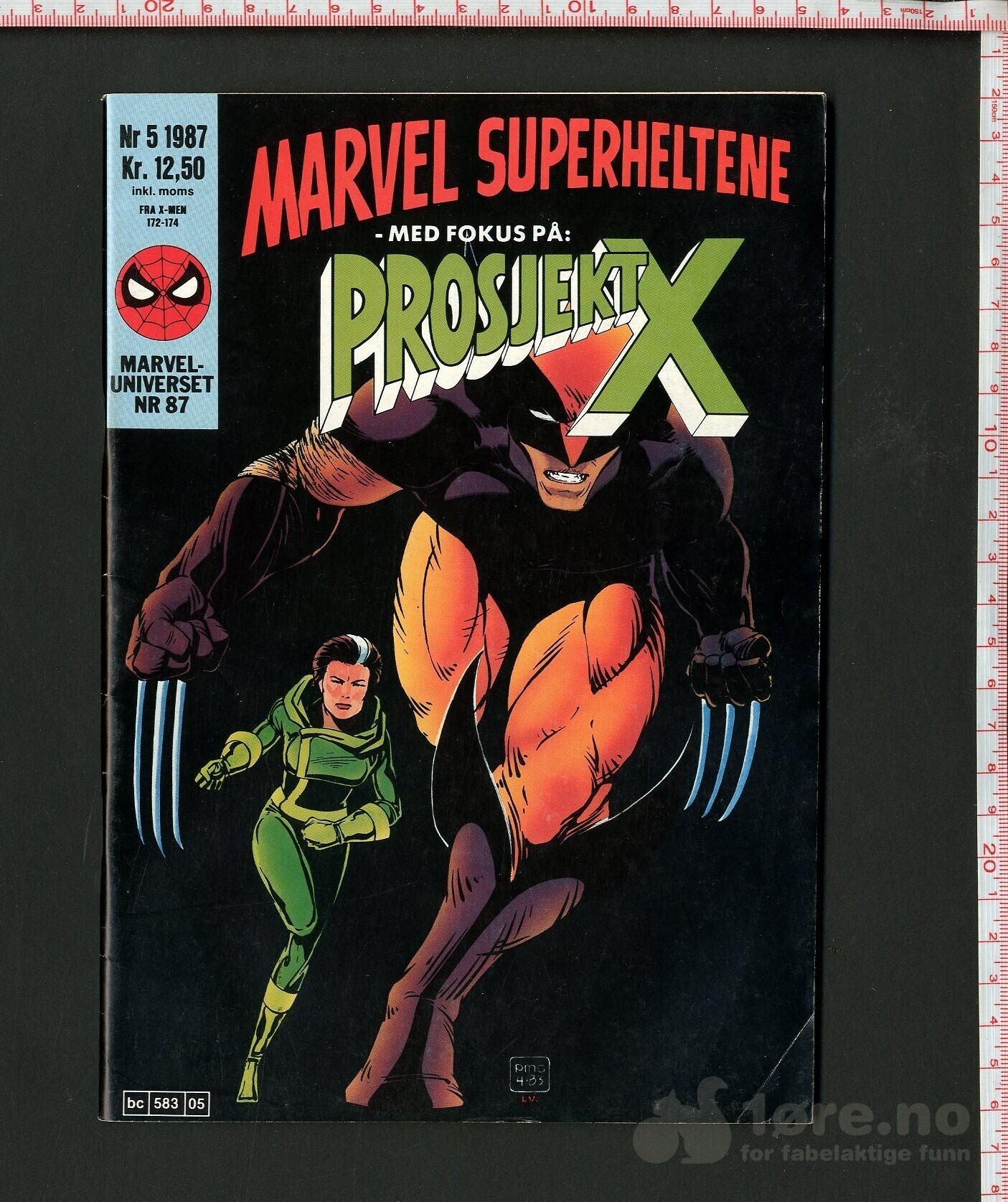 Marvel Superheltene 1987 nr. 2-7; 1988 nr.4; 1989: nr. 1, 3, bilde 4