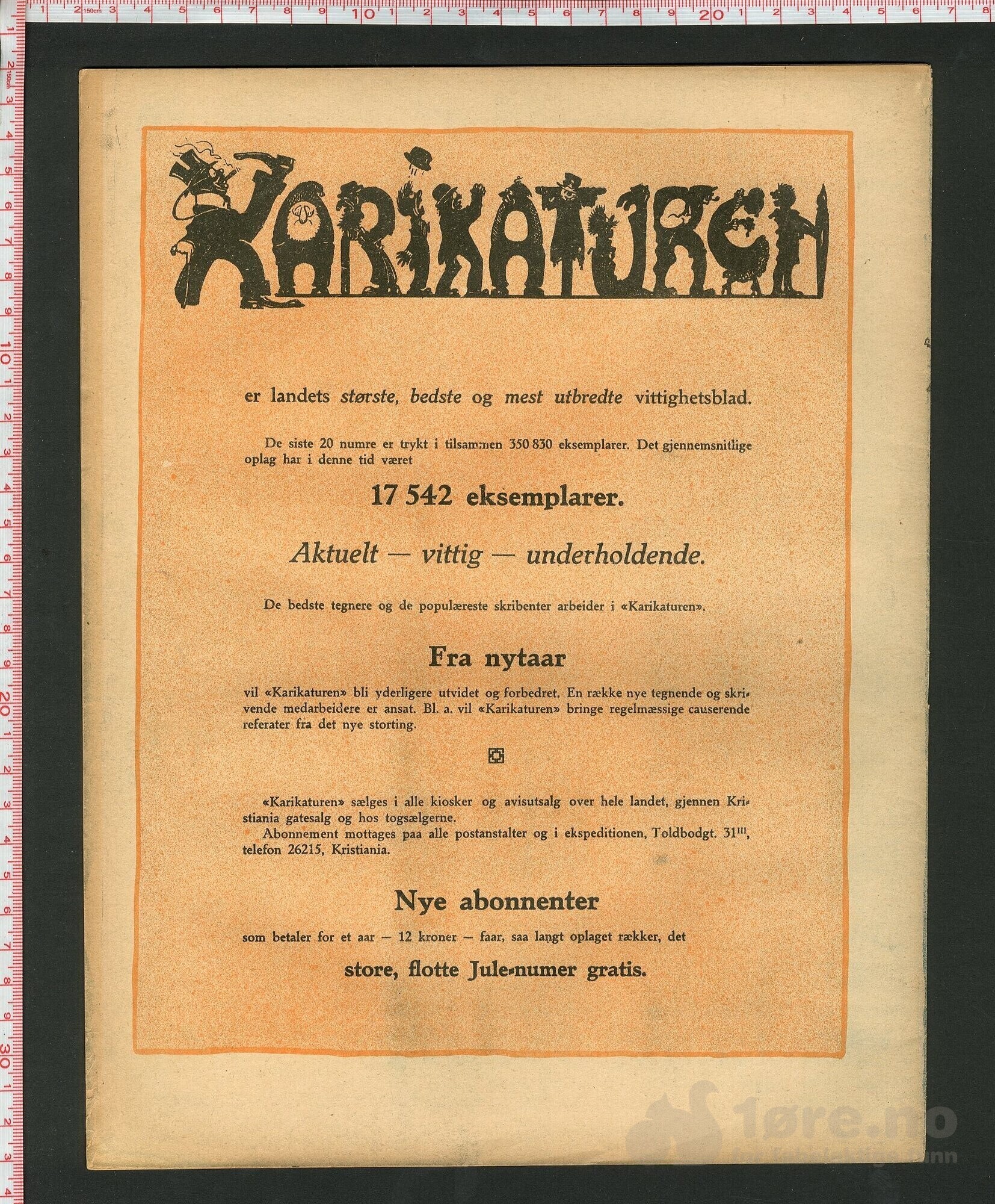 Karikaturen spesialnummer 1918-1921, bilde 2