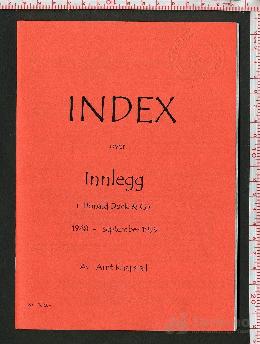 Index over innlegg i Donald Duck & Co 1948-1999