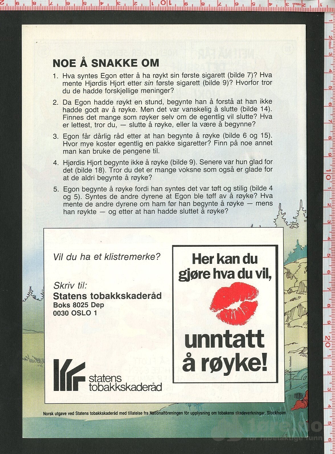 Egon Elg og sigarettene 2 utgaver, bilde 2