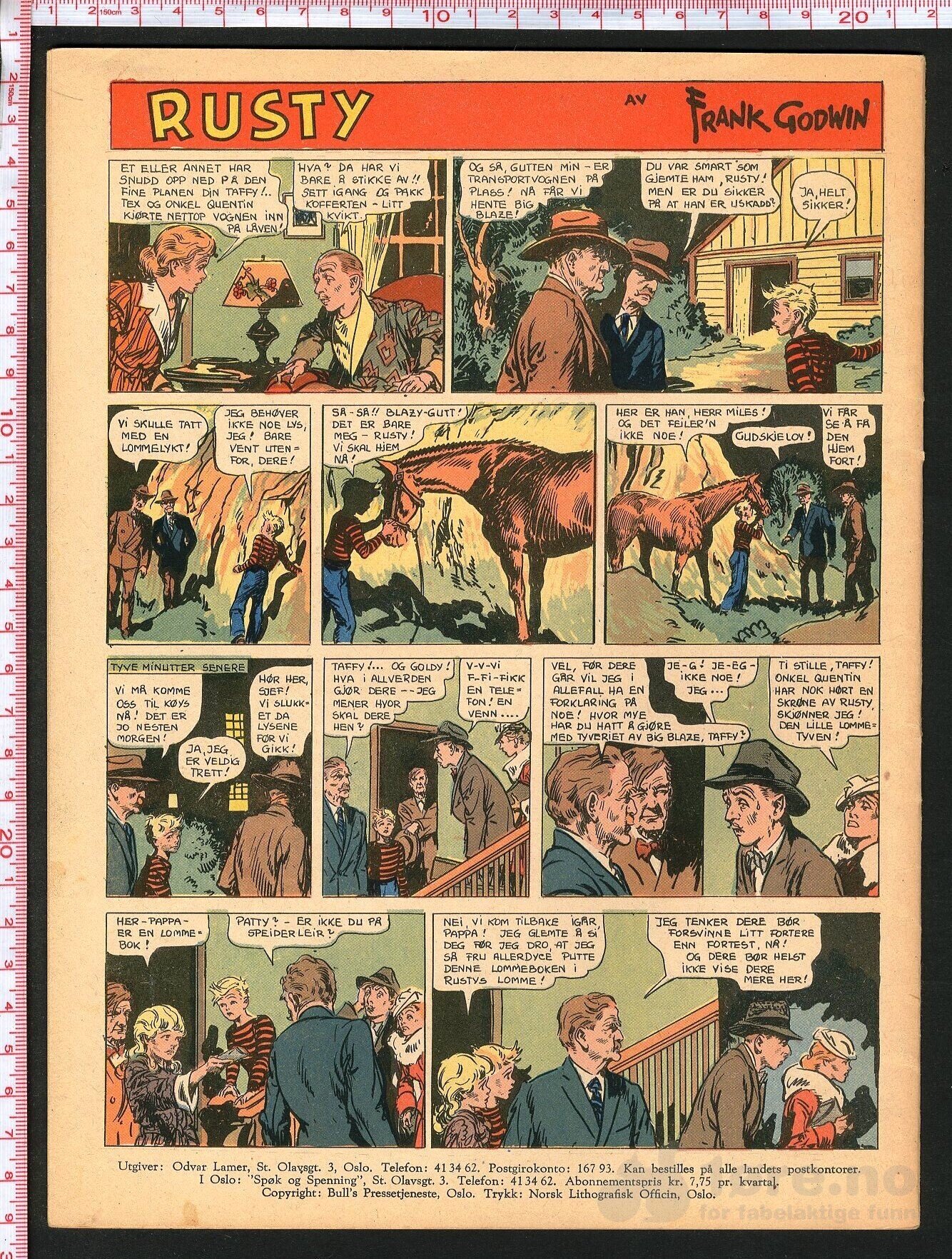 Spøk og Spenning Nr. 3 - 1954, bilde 2