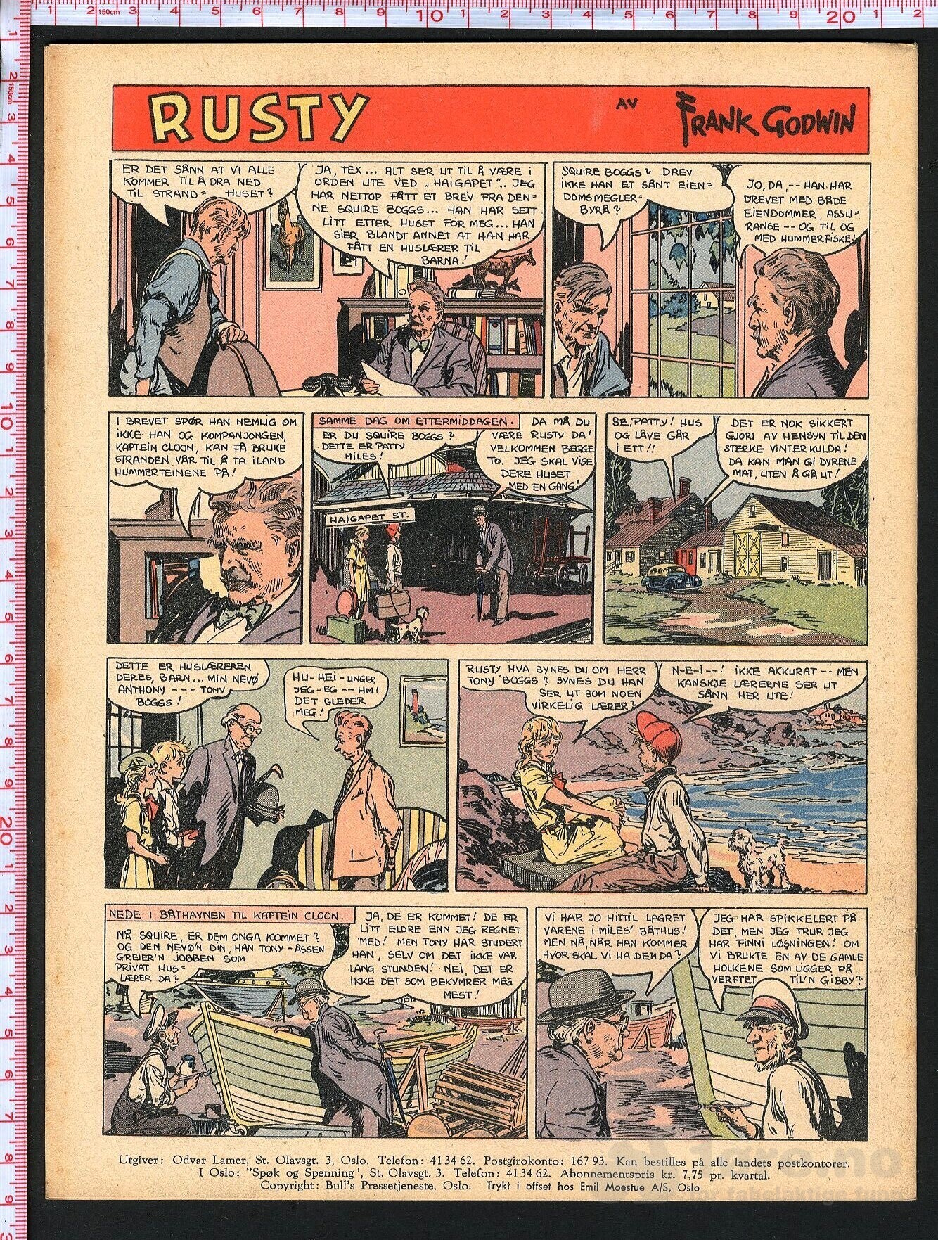 Spøk og Spenning Nr. 5 - 1954, bilde 2