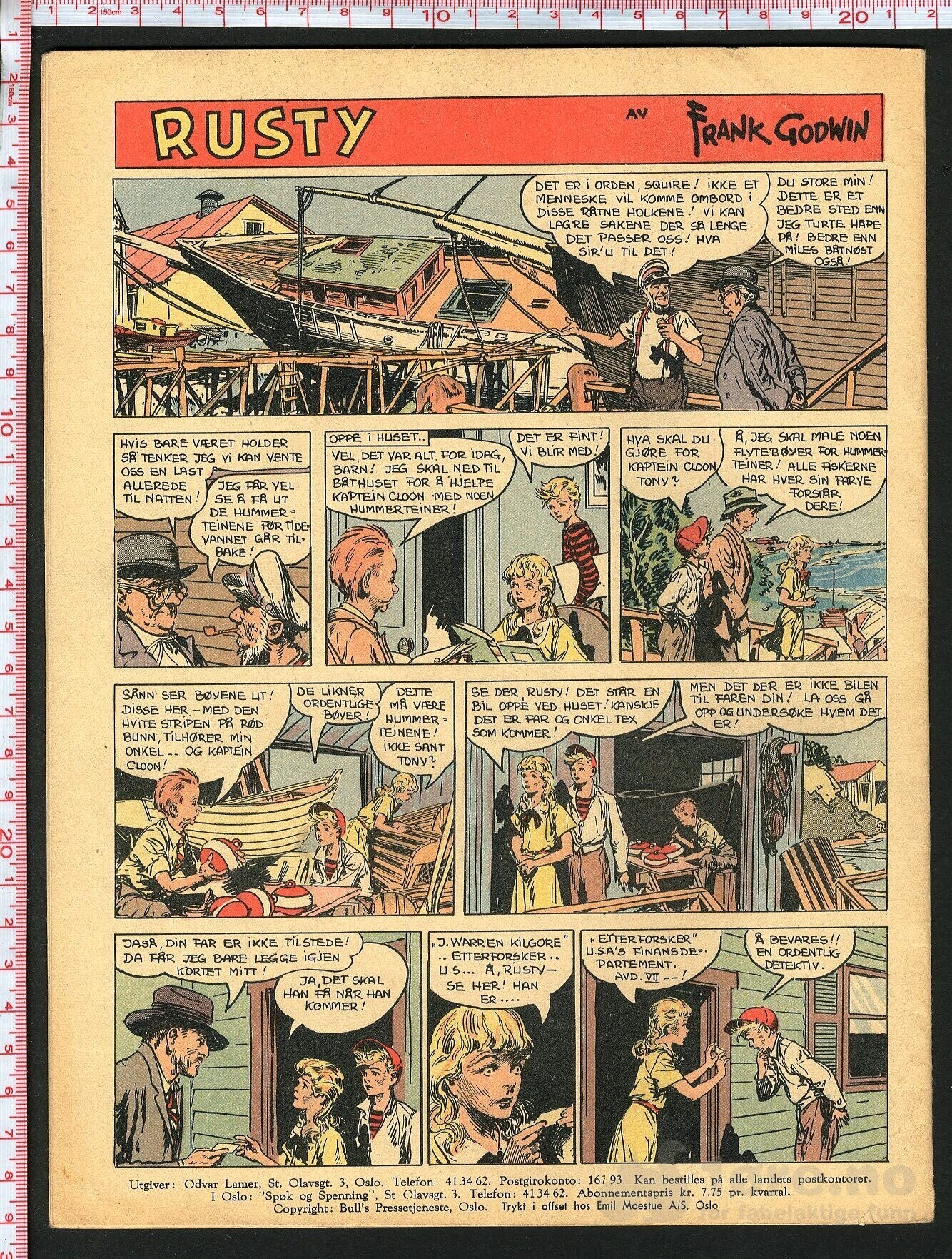 Spøk og Spenning Nr. 6 - 1954, bilde 2