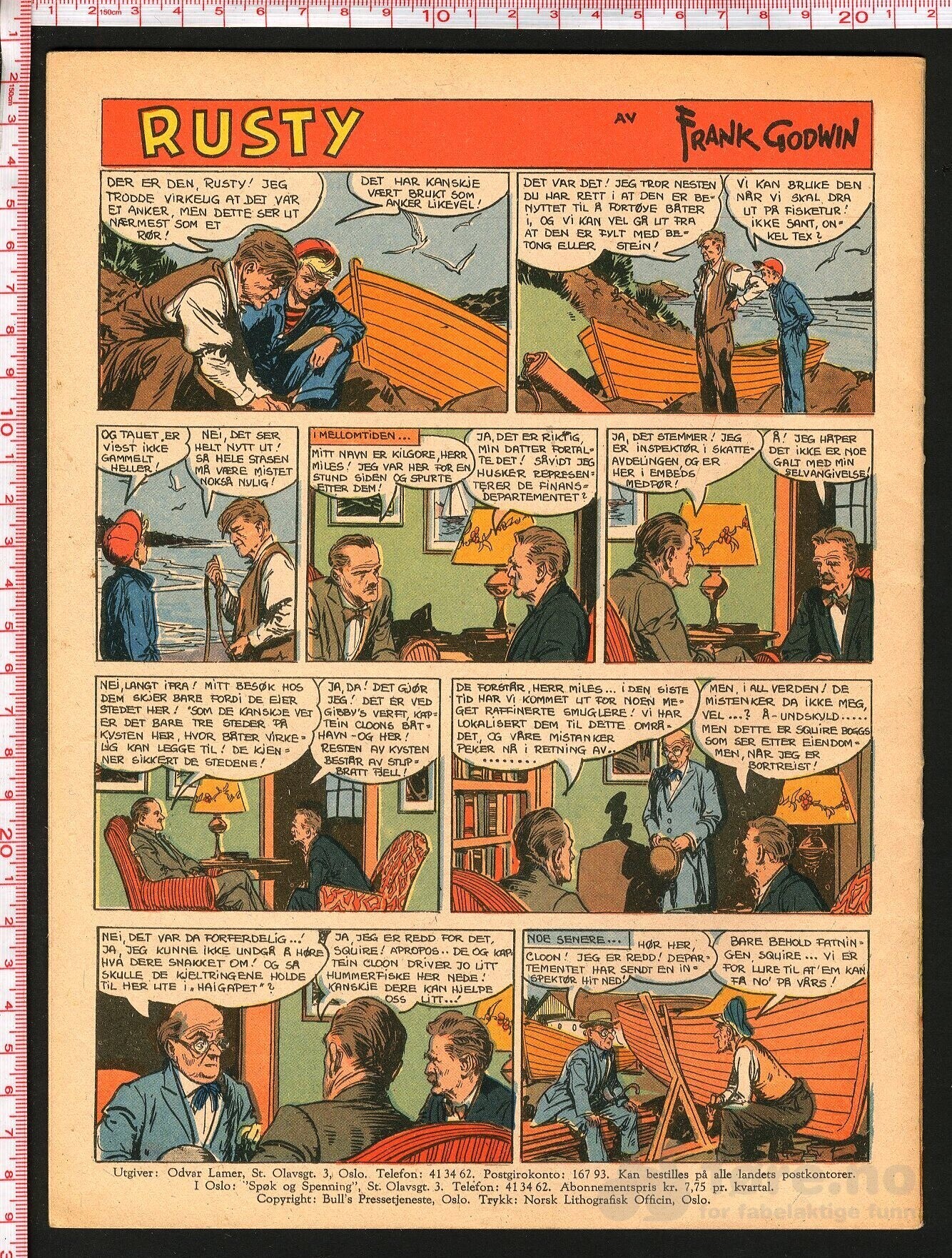 Spøk og Spenning Nr. 8 - 1954, bilde 2
