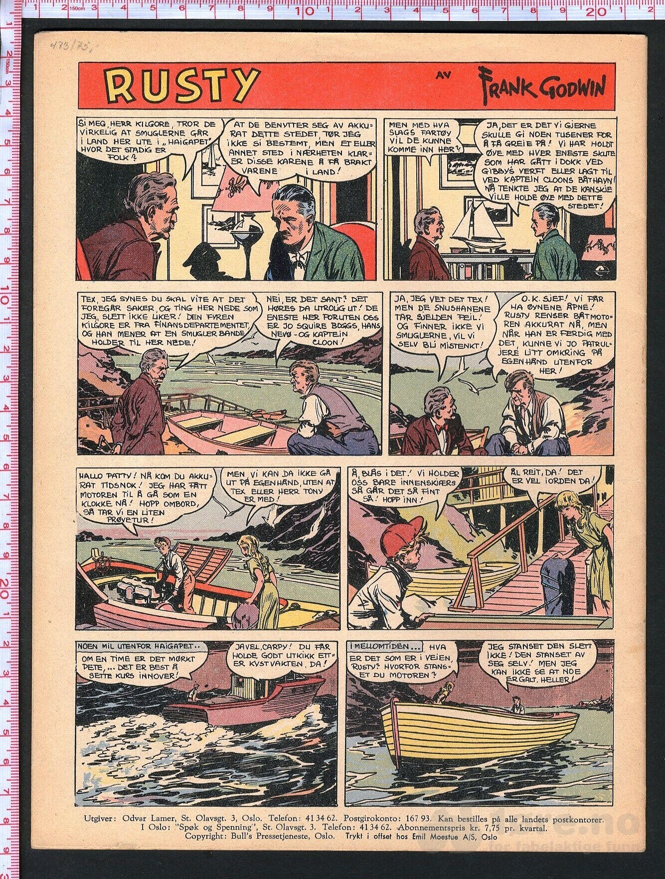 Spøk og Spenning Nr. 9 - 1954, bilde 2