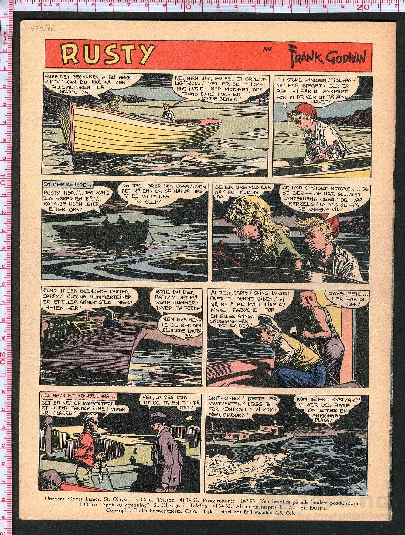 Spøk og Spenning Nr. 10 - 1954, bilde 2
