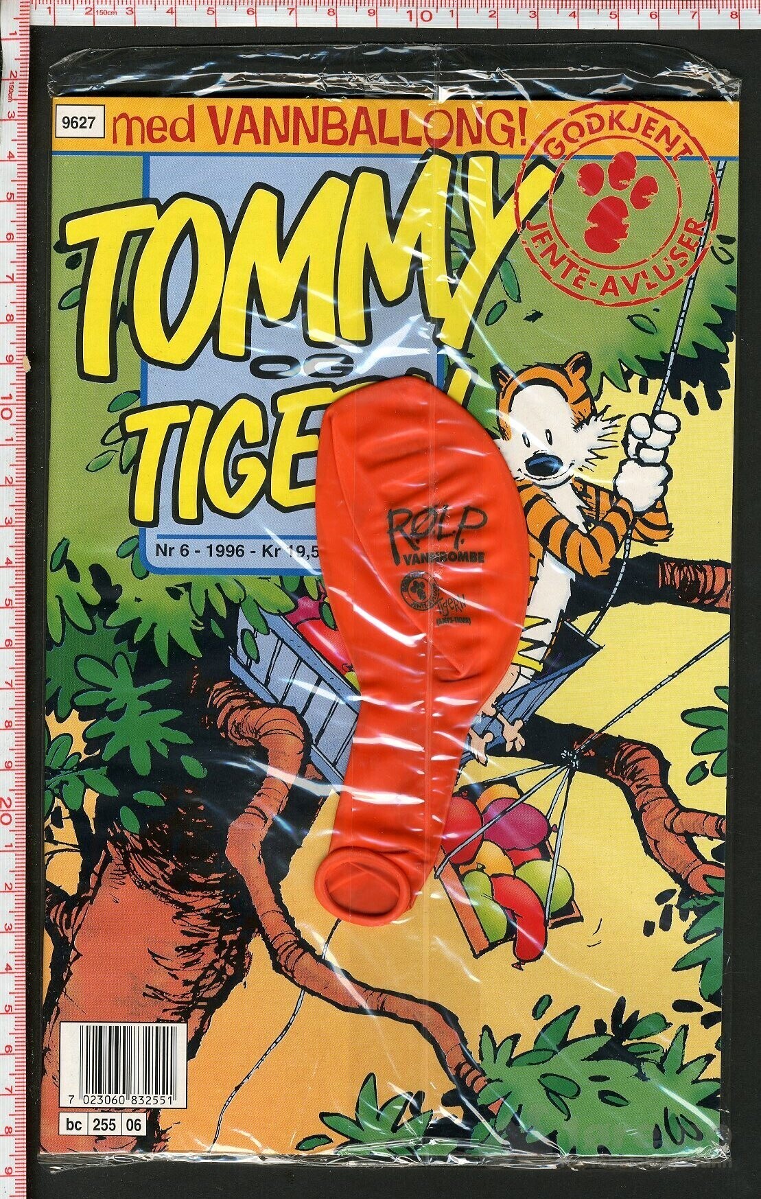Tommy og Tigern Nr. 6 - 1996 (oransje ballong)
