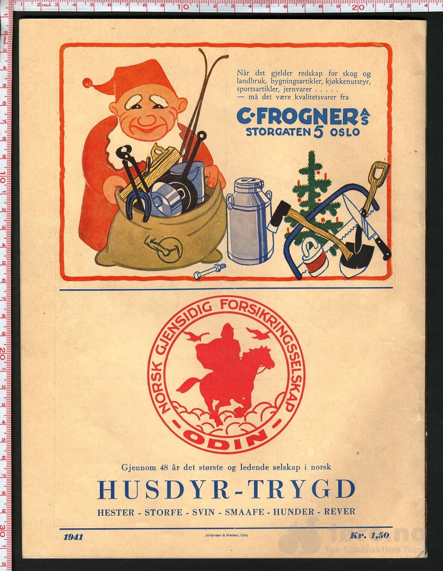 Bondens jul - 1941 forside av Harald Damsleth!, bilde 2