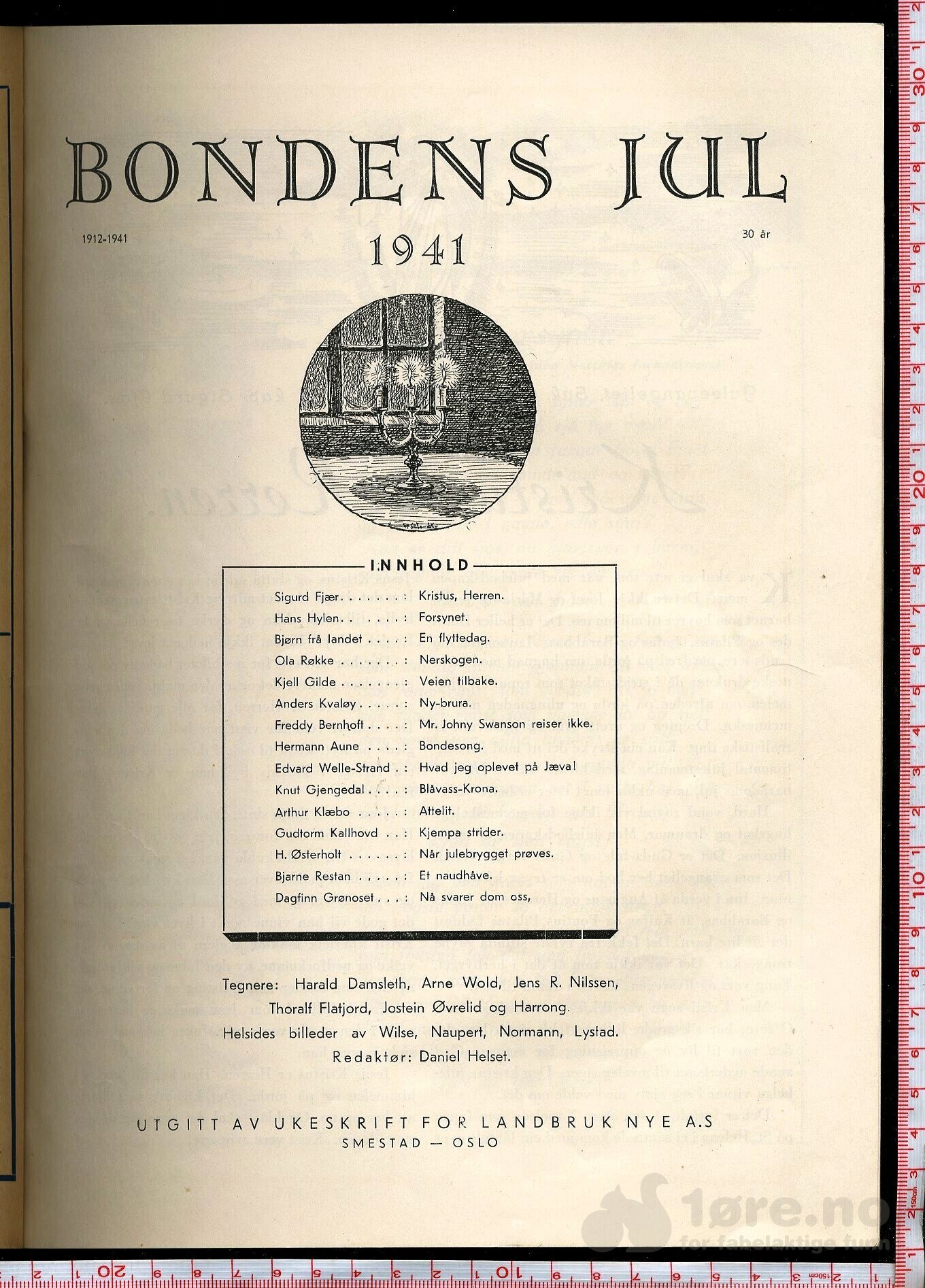 Bondens jul - 1941 forside av Harald Damsleth!, bilde 3