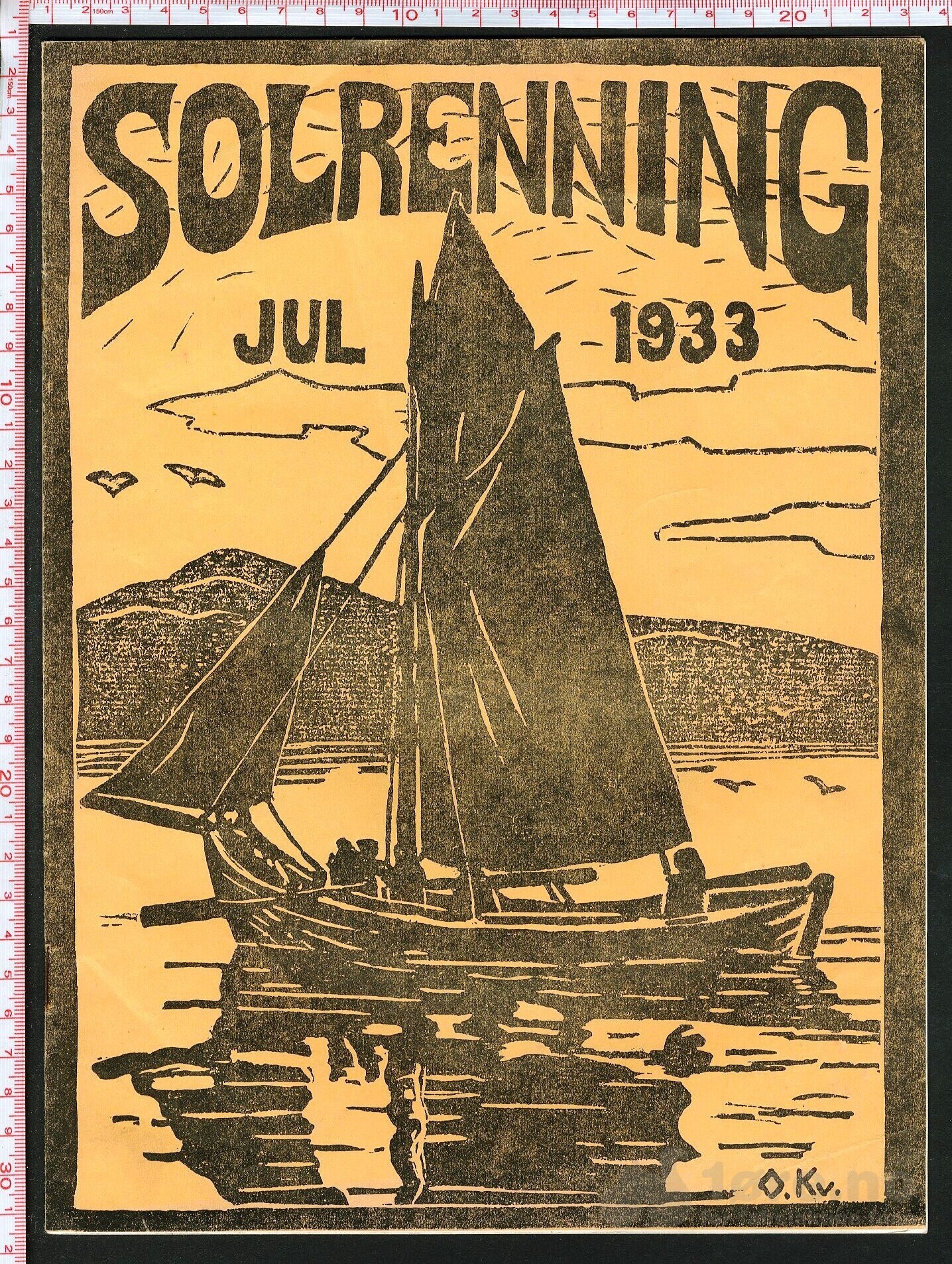 Solrenning - jul 1933